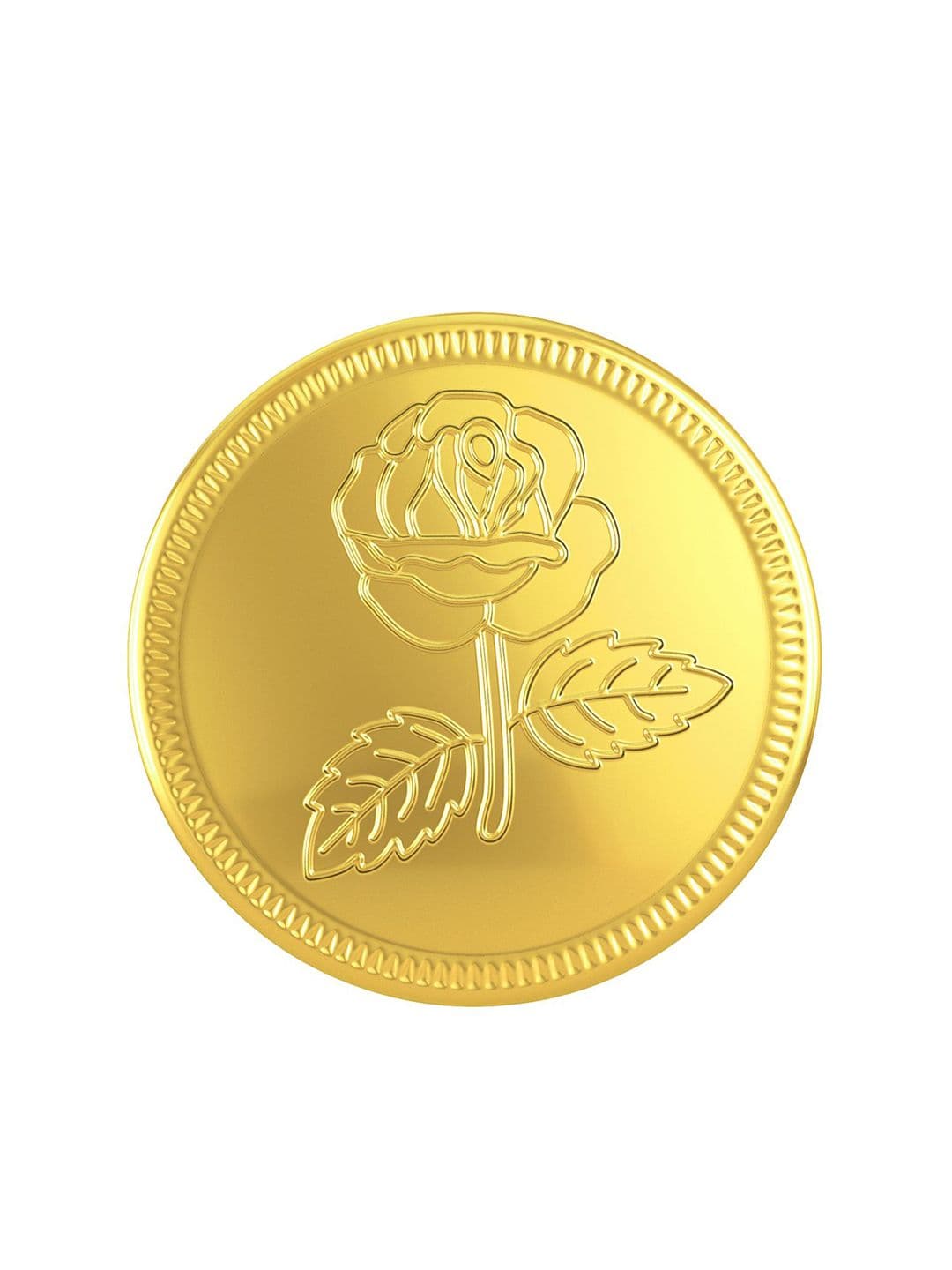 Joyalukkas Flower 22KT(916) Gold Coin -1 gm - view 1