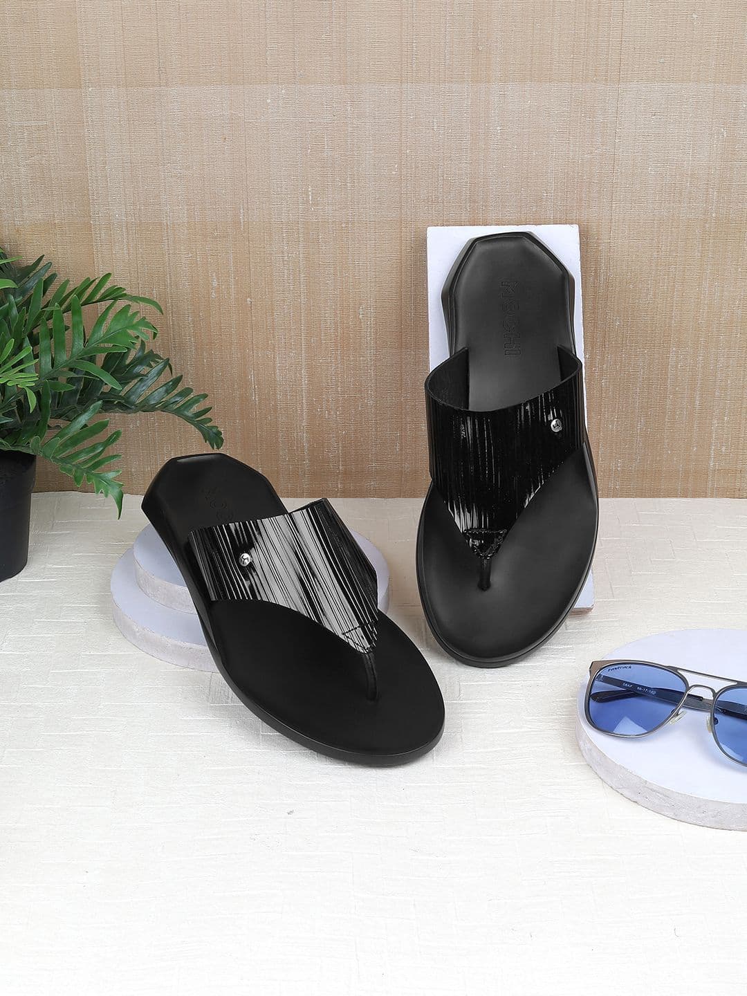 Mochi Men Leather Comfort Sandals - view 1
