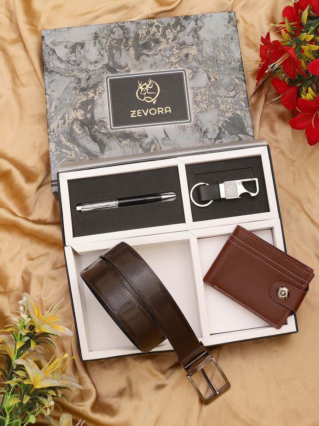 ZEVORA Men Accessory Gift Set of