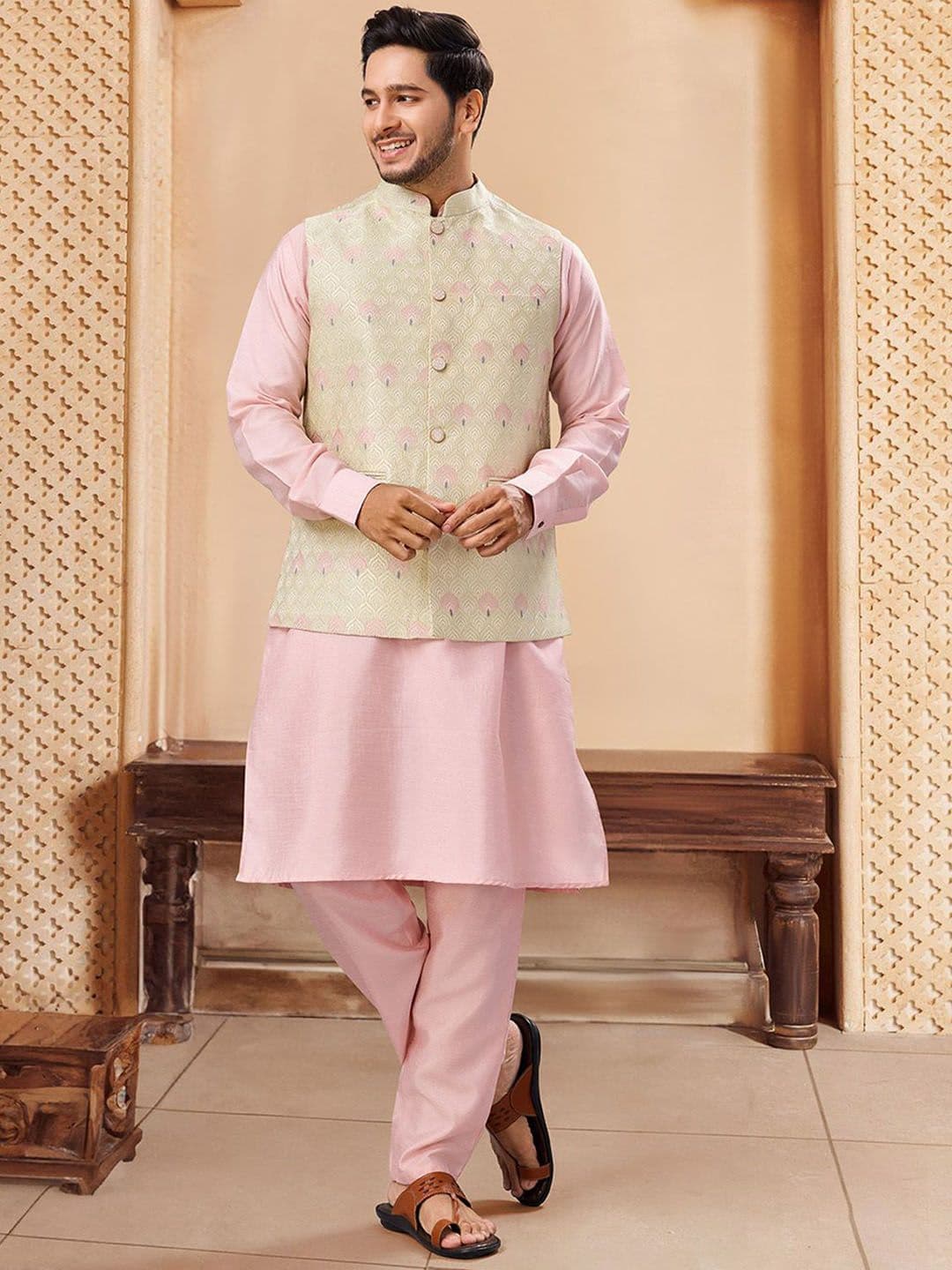 House of Pataudi Printed Nehru Jackets - view 1