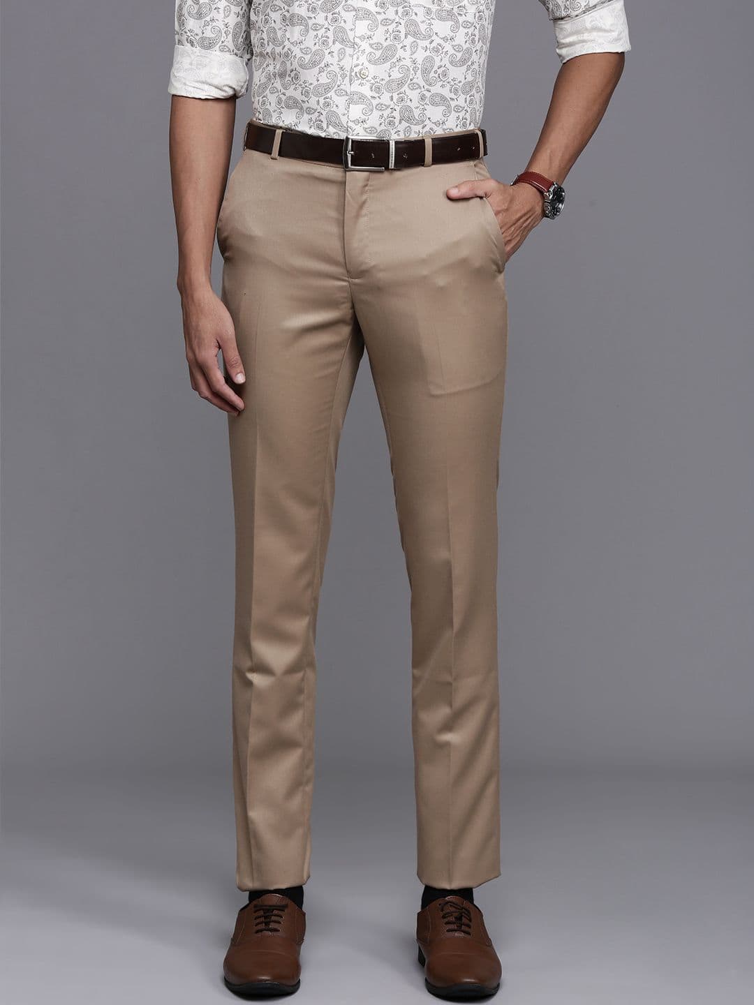 Raymond Men Slim Fit Formal Trousers - view 1