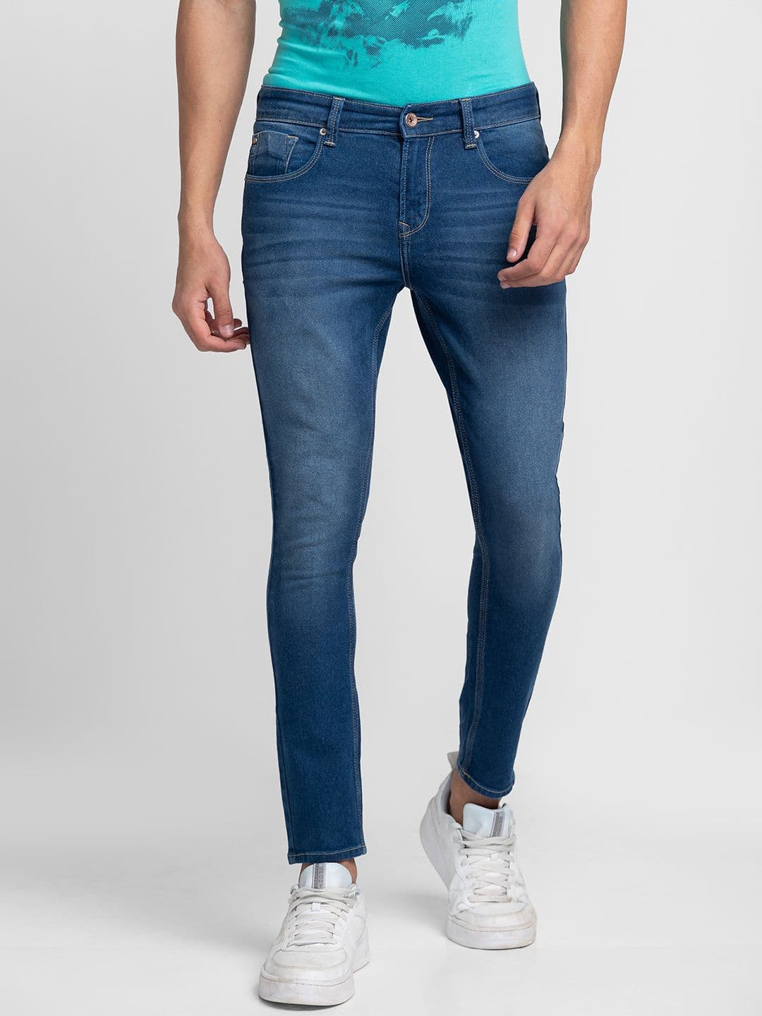 SPYKAR Men Kano Slim Fit Light Fade Stretchable Jeans - view 1