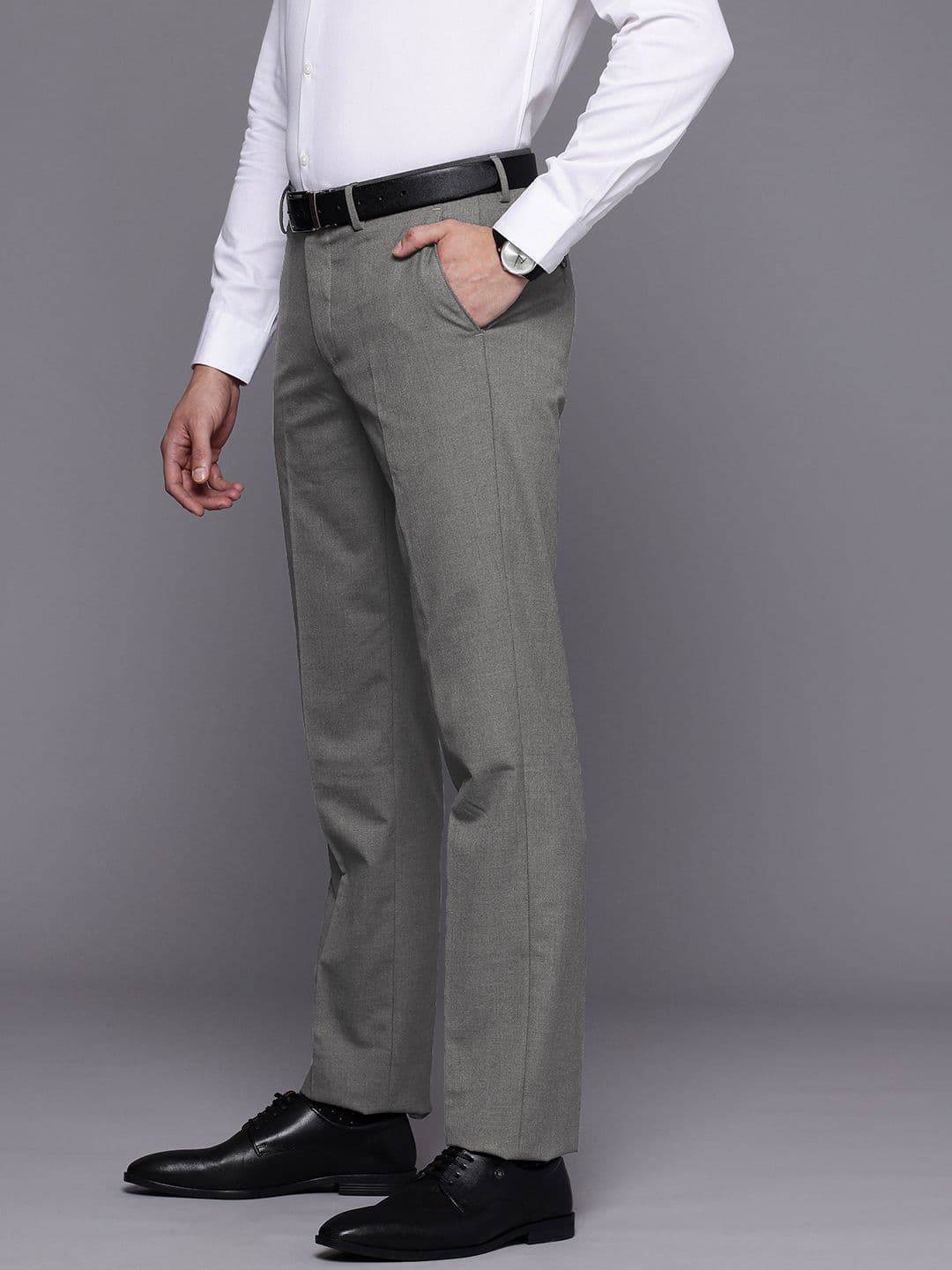 Louis Philippe Men Regular Formal Trousers - view 1