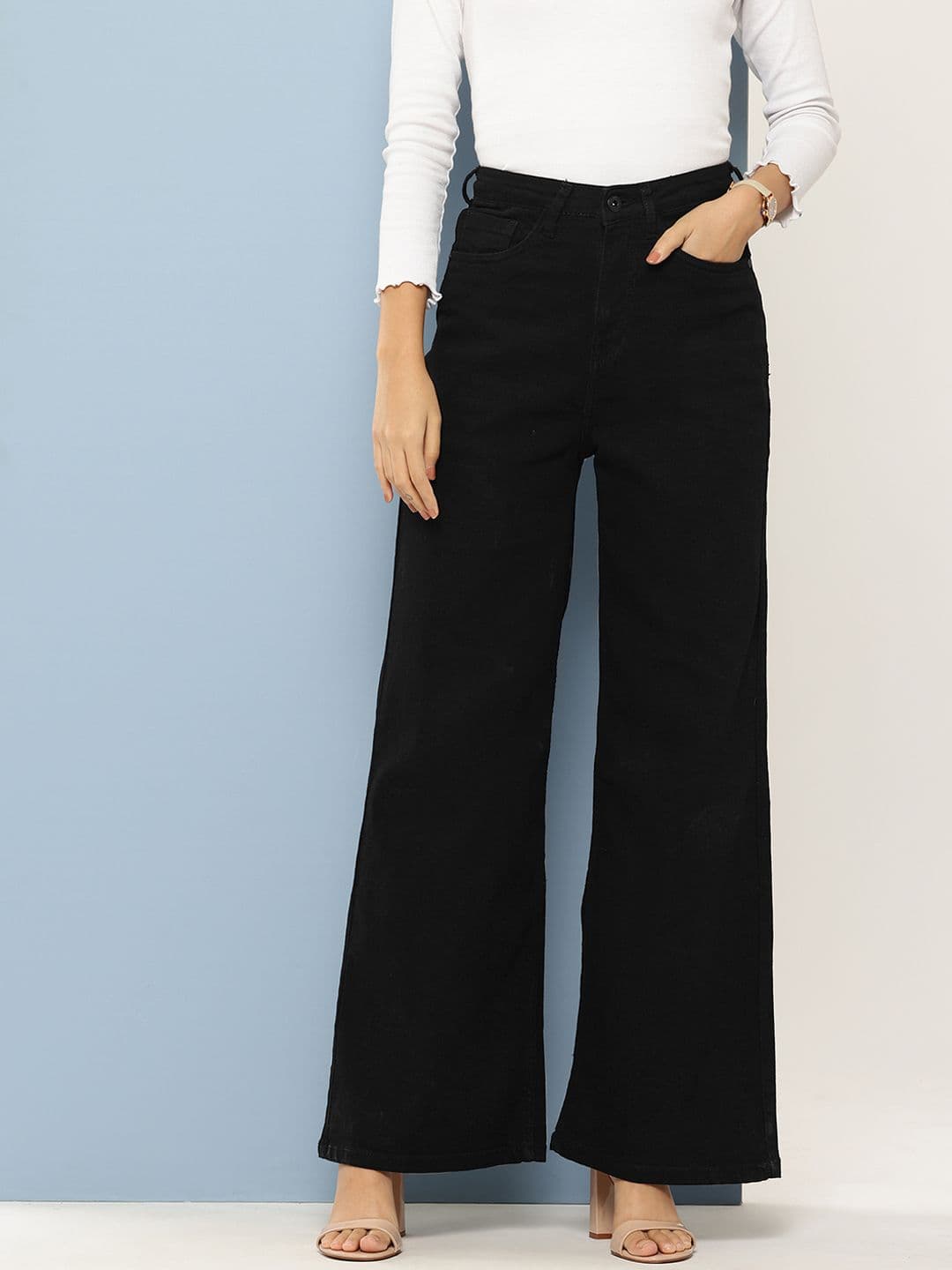 Chemistry Women High-Rise Stretchable Wide Leg Jeans - view 1