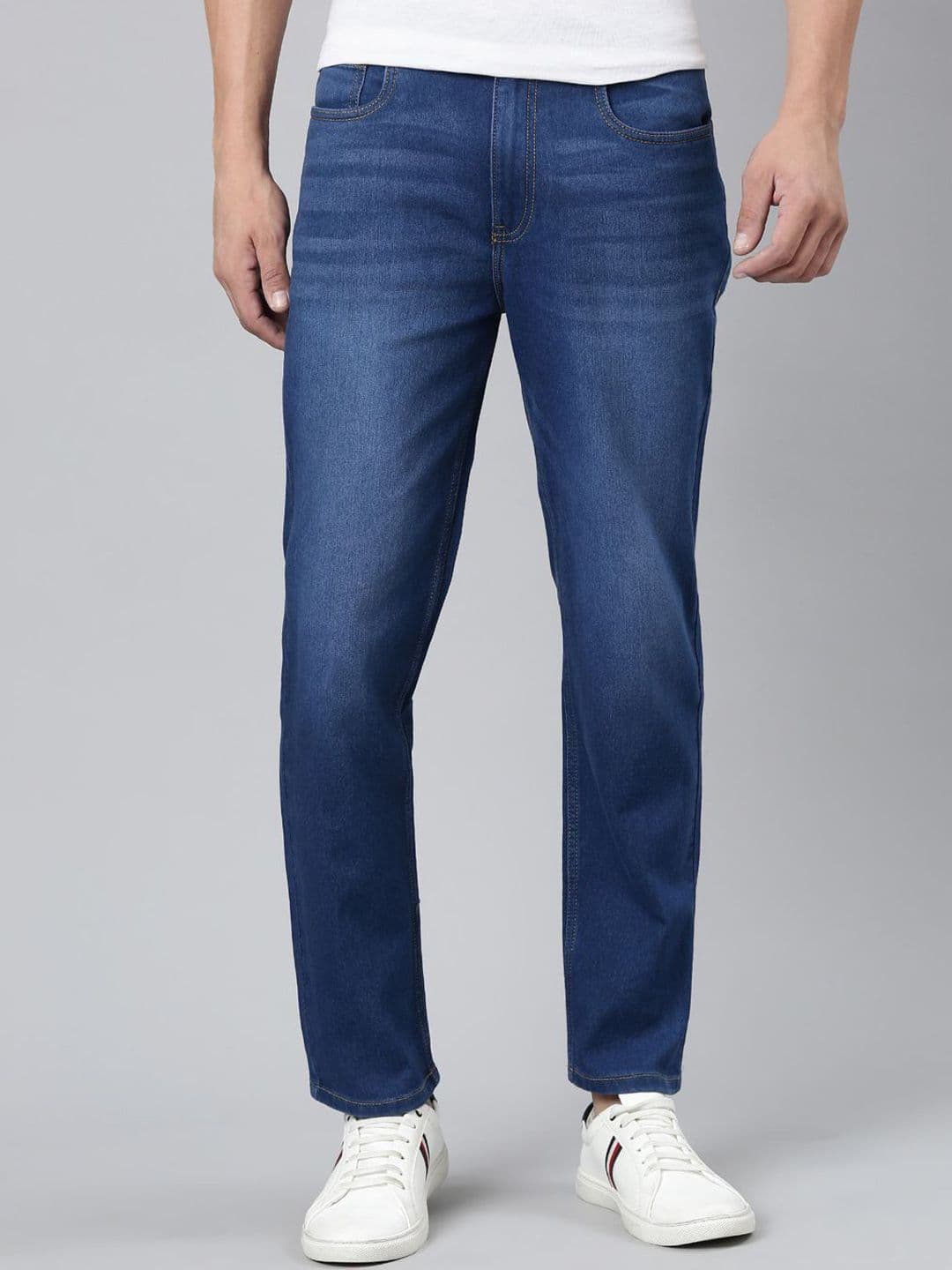 The Roadster Lifestyle Co Relaxed Fit Stretchable Jeans - view 1