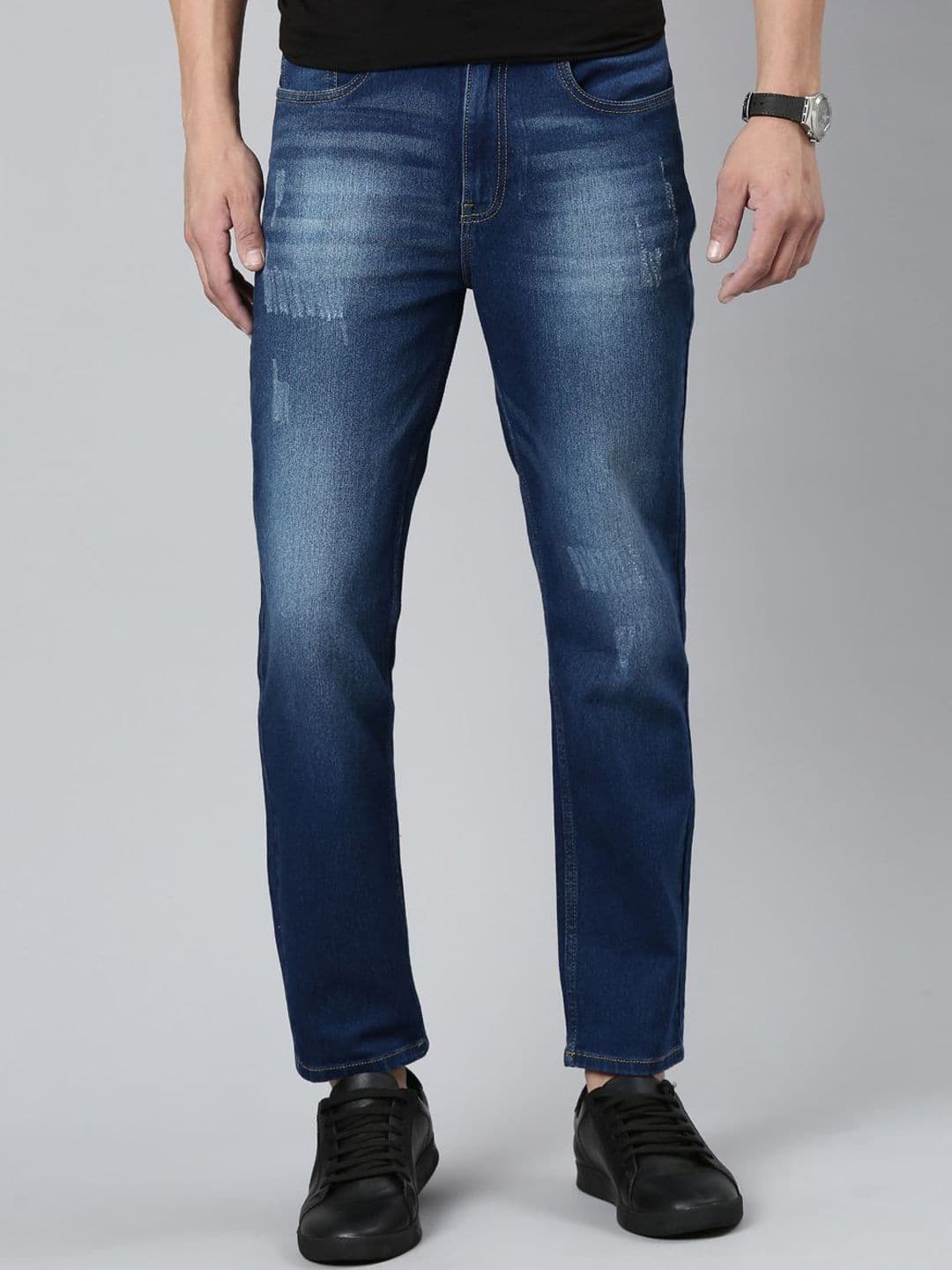 The Roadster Lifestyle Co Relaxed Fit Stretchable Jeans - view 1