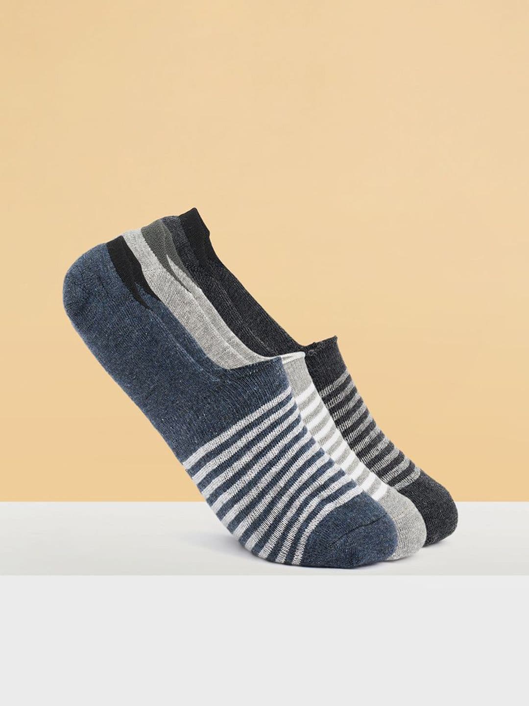 Ajile by Pantaloons Pack of 3 stripeed Shoe-Liner Socks - view 1