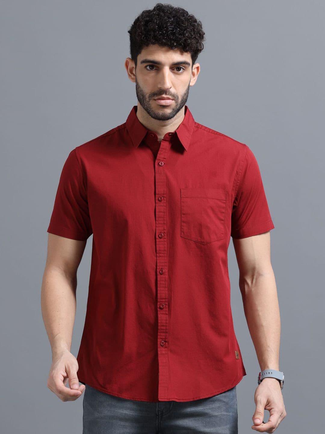 The Roadster Lifestyle Co Cotton Half Sleeve Shirts - view 1