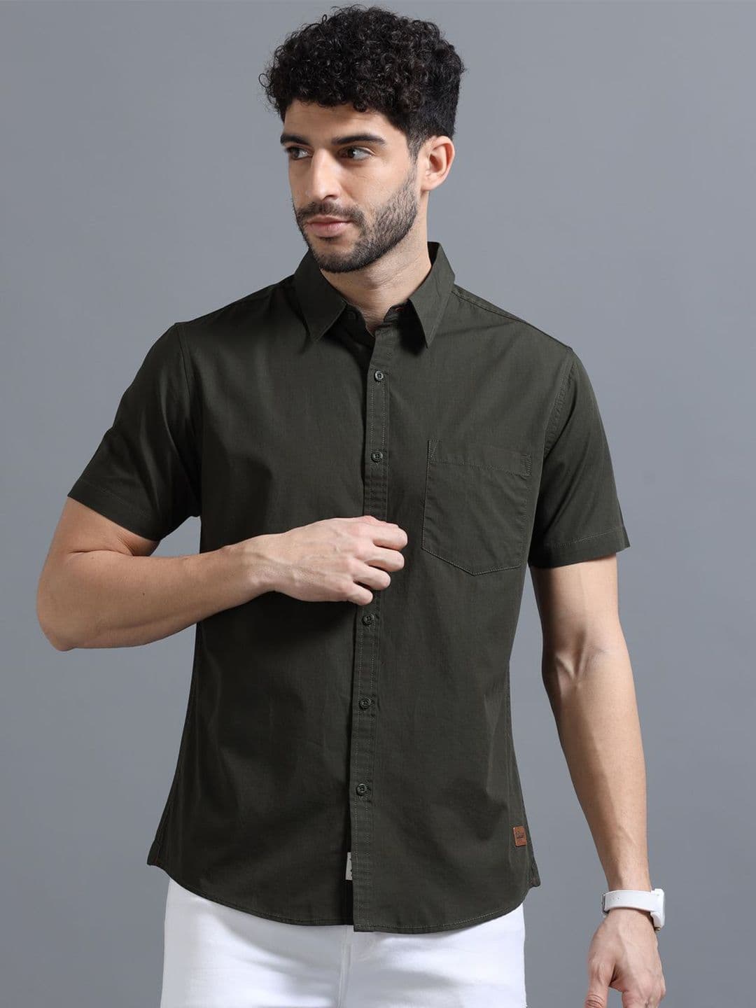 The Roadster Lifestyle Co Cotton Half Sleeve Shirts - view 1