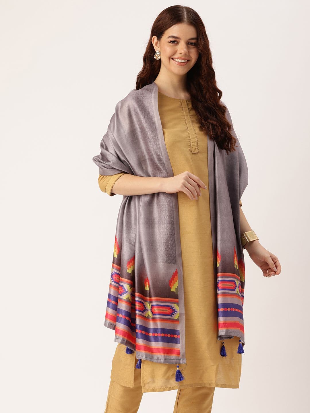 SANGAM PRINTS Ethnic Motifs Printed Dupatta - view 1