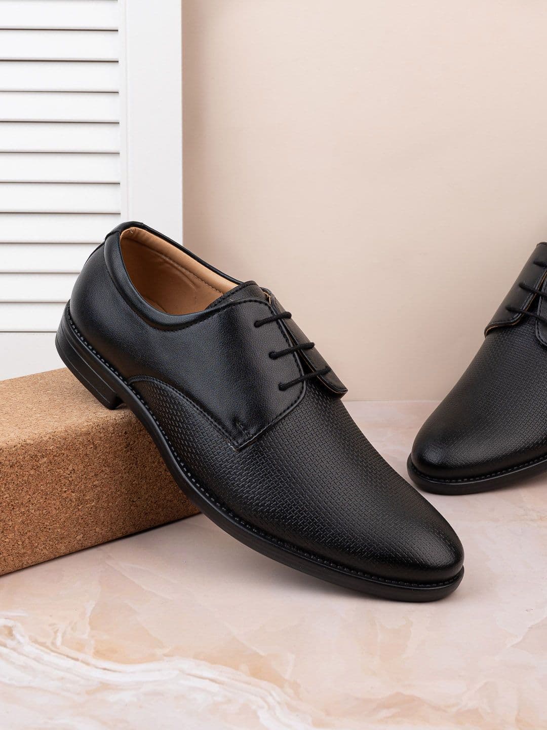 INVICTUS Men Leather Formal Derbys - view 1