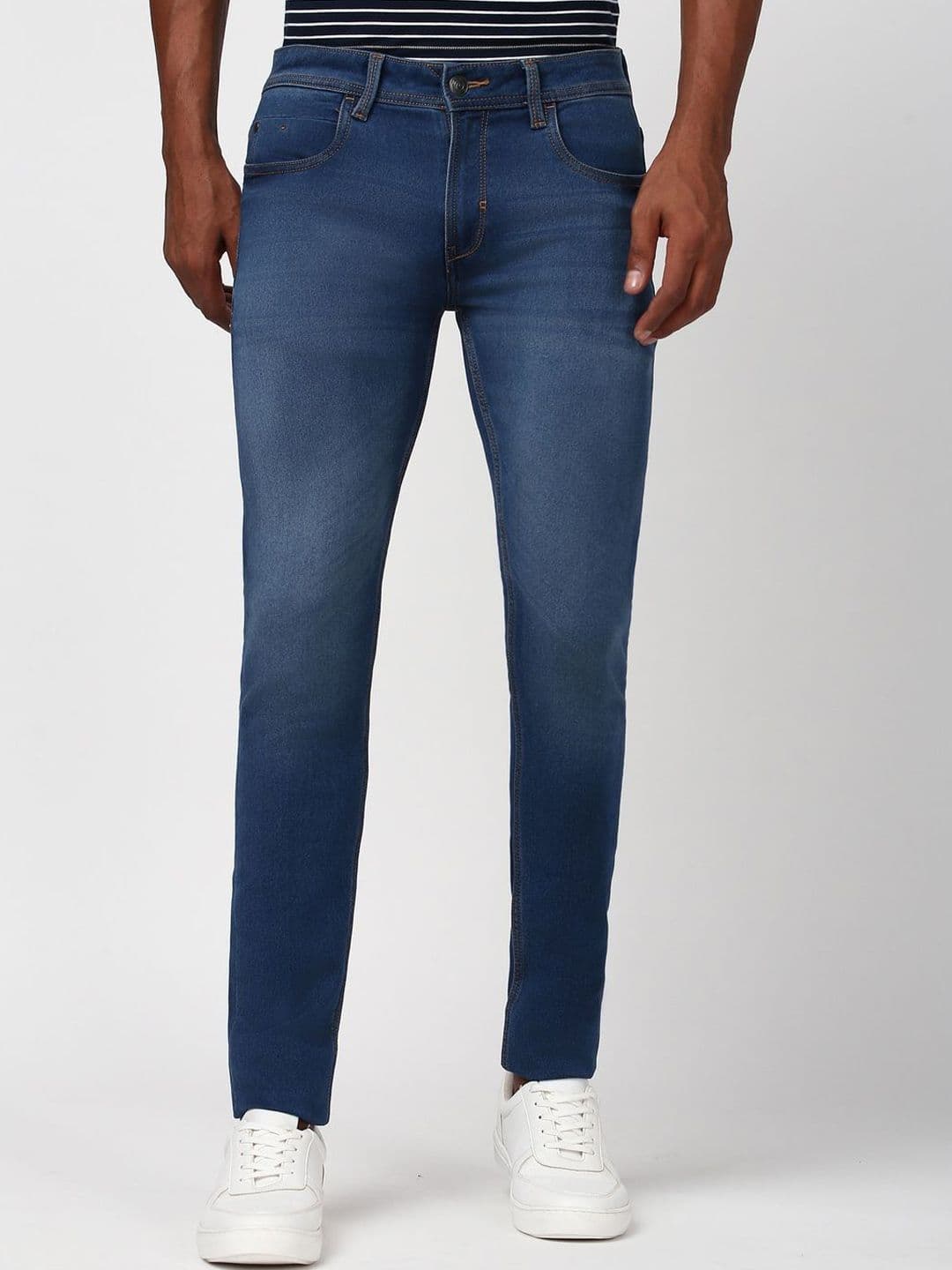 Peter England Casuals Men Skinny Fit Light Fade Jeans - view 1