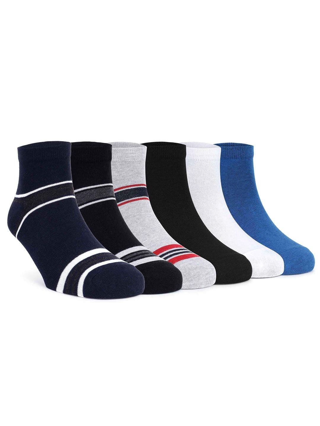 Mast & Harbour Set of 6 Assorted Ankle-Length Socks - view 1