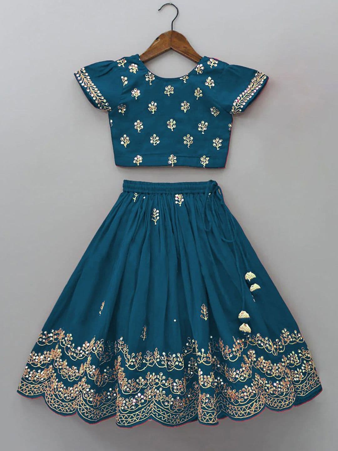BAESD Girls Embroidered Ready to Wear Lehenga & Top - view 1