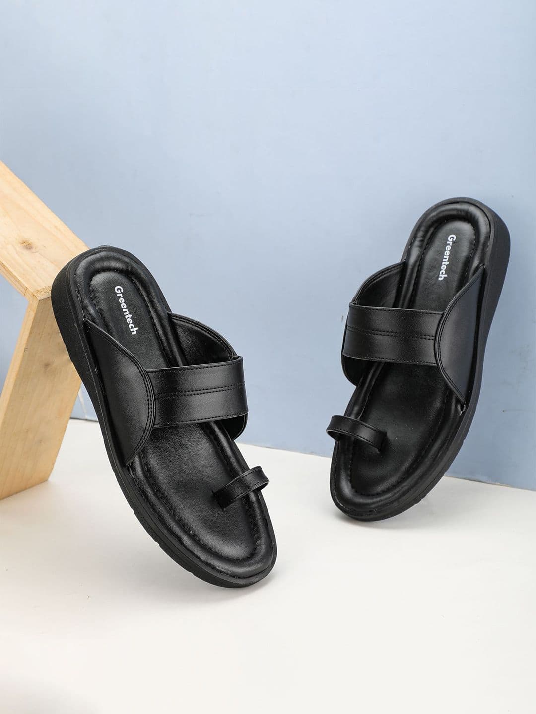 Greentech Men Kolhapuri Comfort Sandals - view 1