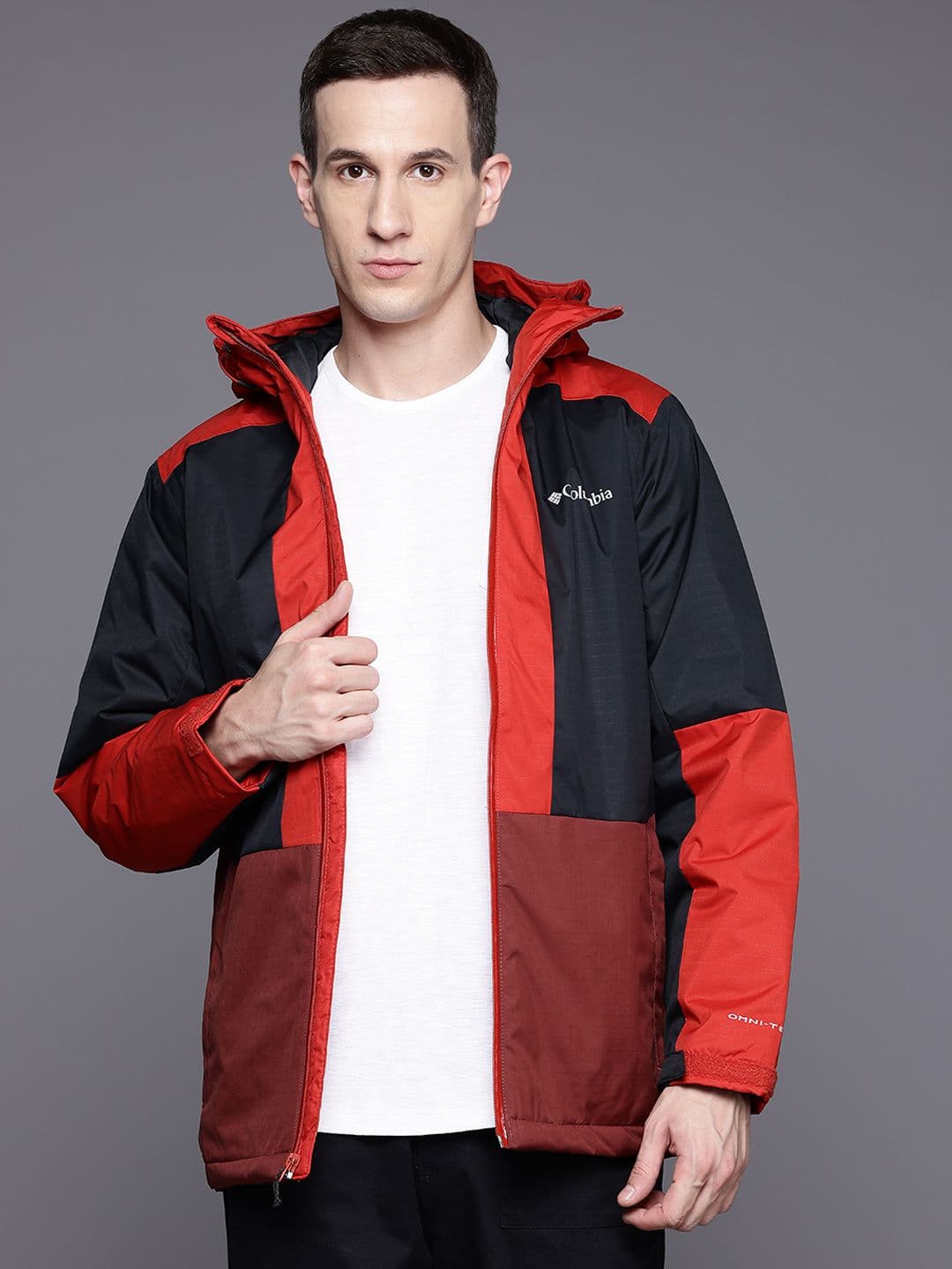 Columbia Men Point Park II Insulated Colourblocked Lightweight Outdoor Sporty Jacket - view 1