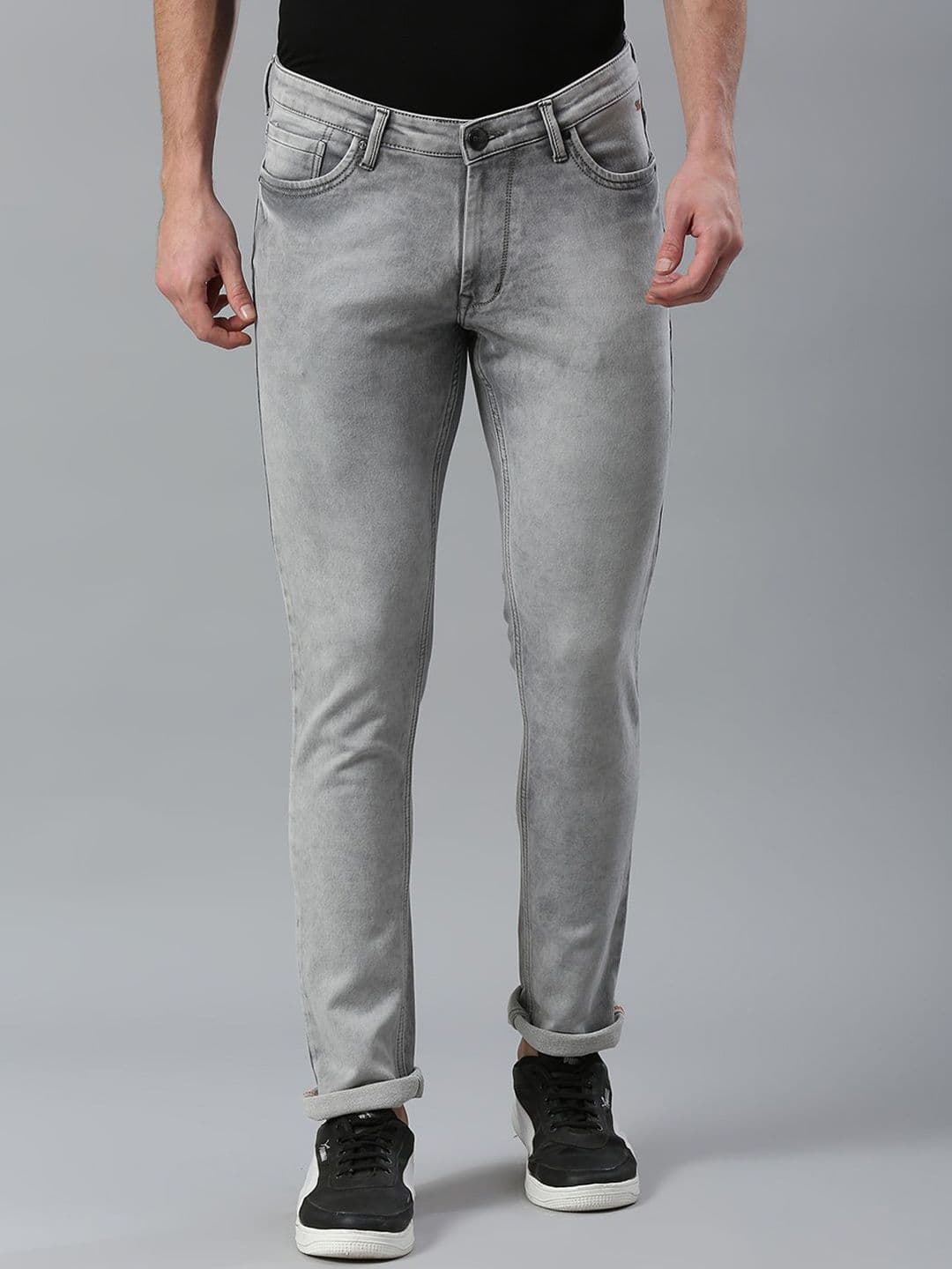 Klub Fox Men Skinny Fit Low Distress Heavy Fade Stretchable Jeans - view 1