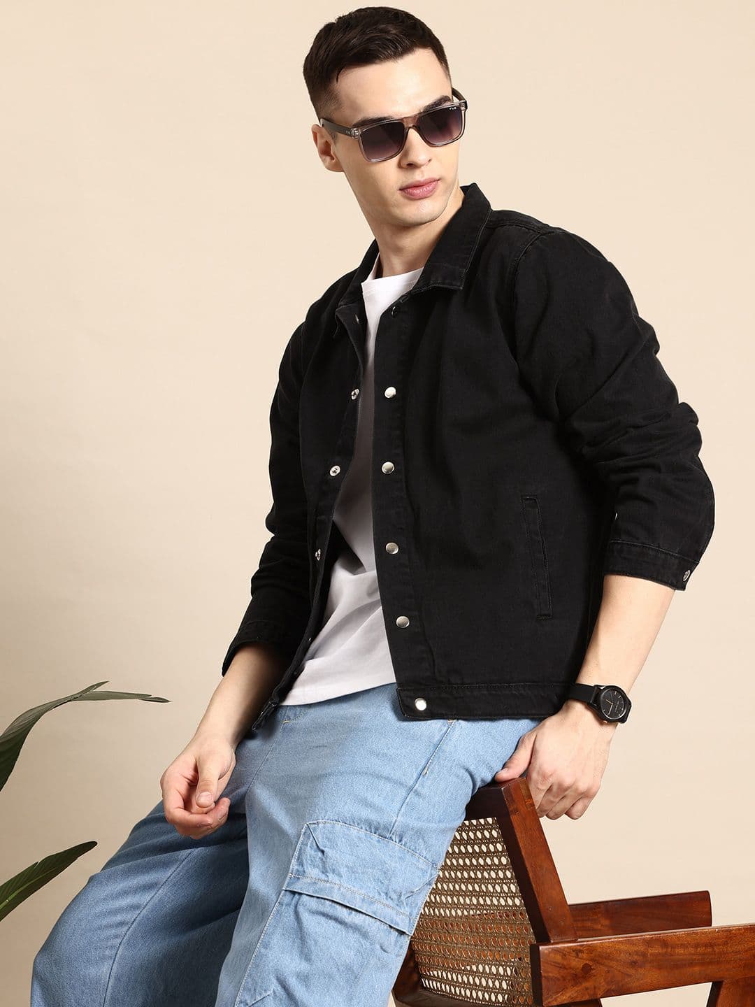 Mast & Harbour Pure Cotton Denim Jacket