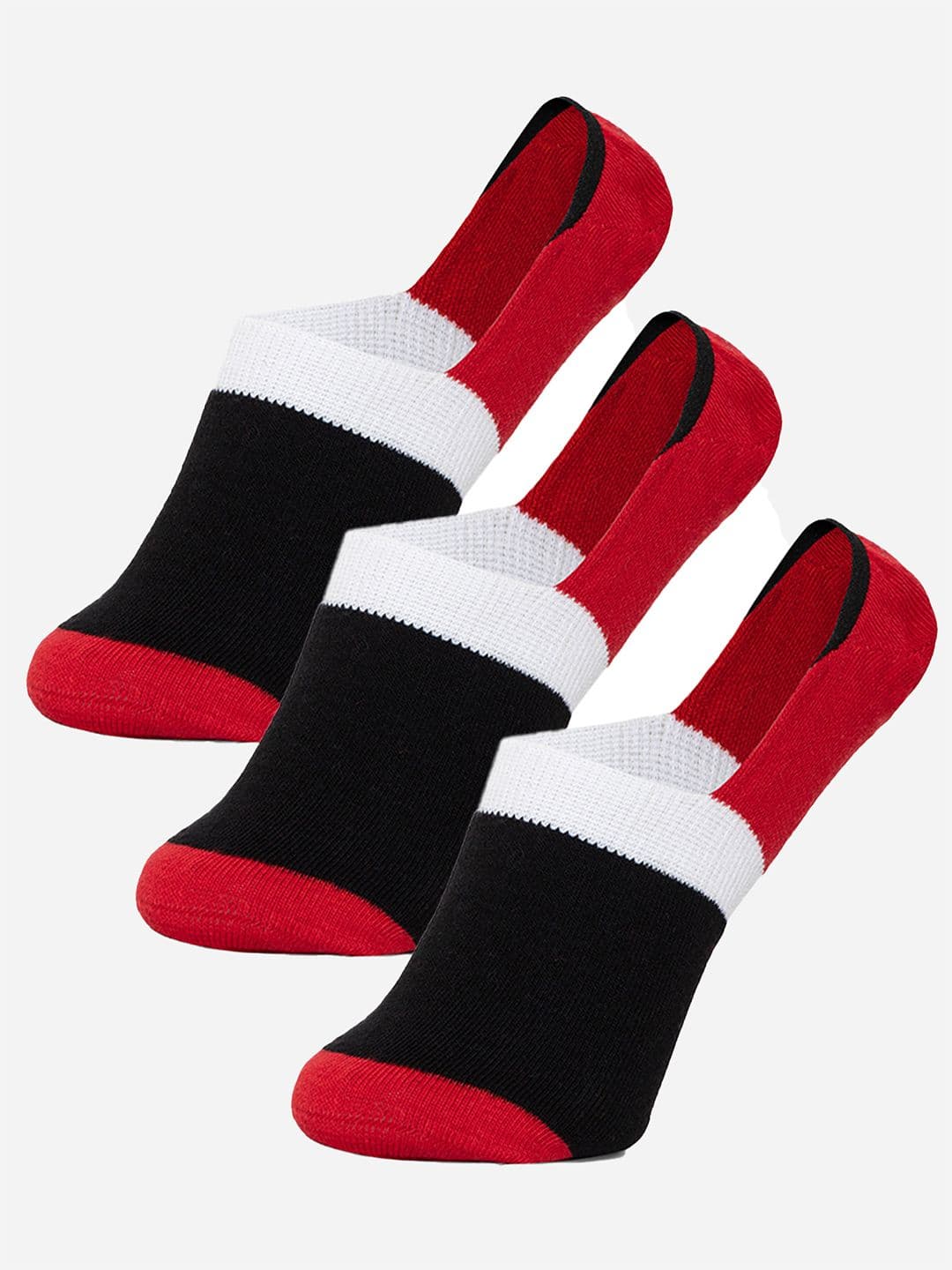 Bodycare Pack Of 3 Red Men Shoe Liners - view 1
