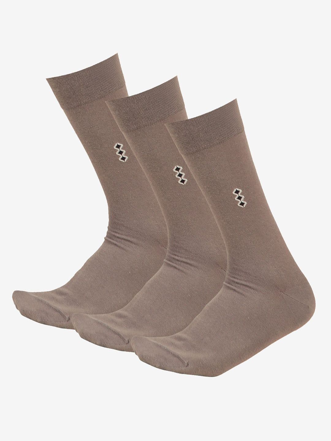 Bodycare Men Pack of 3 Patterned Cotton Calf Length Socks - view 1