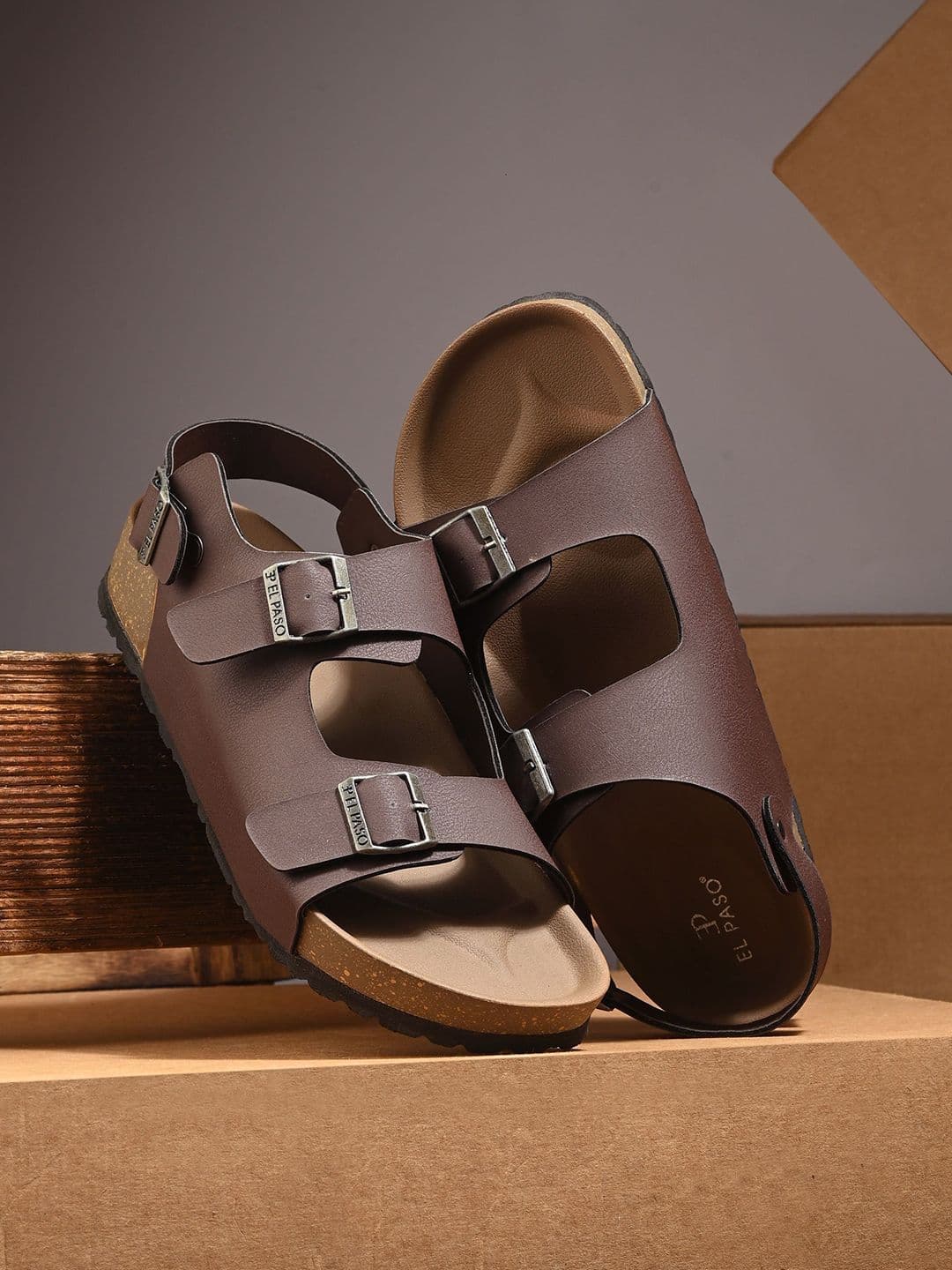El Paso Men Comfort Sandals - view 1