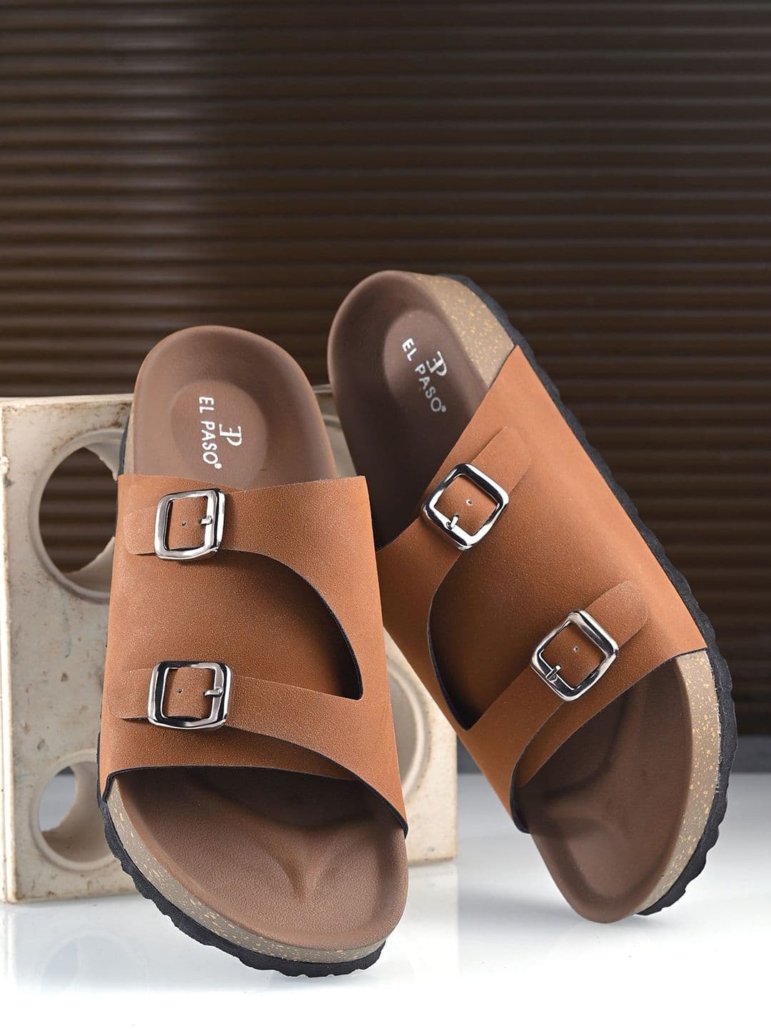 El Paso Men Comfort Sandals - view 1
