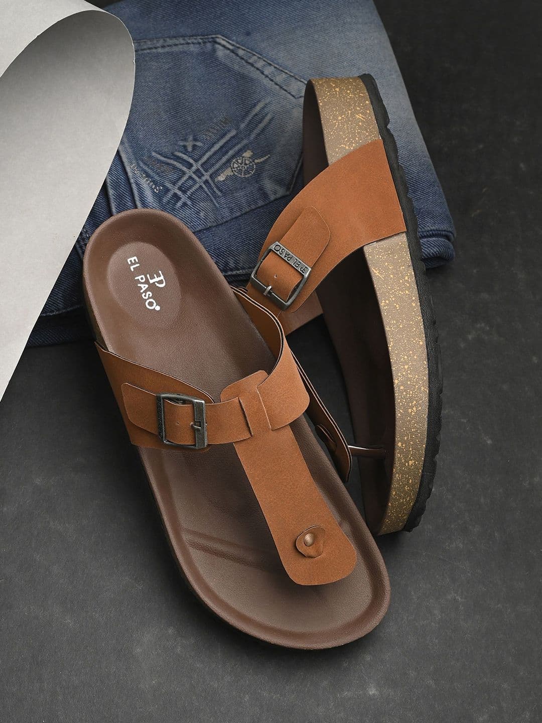 El Paso Men Comfort Sandals - view 1