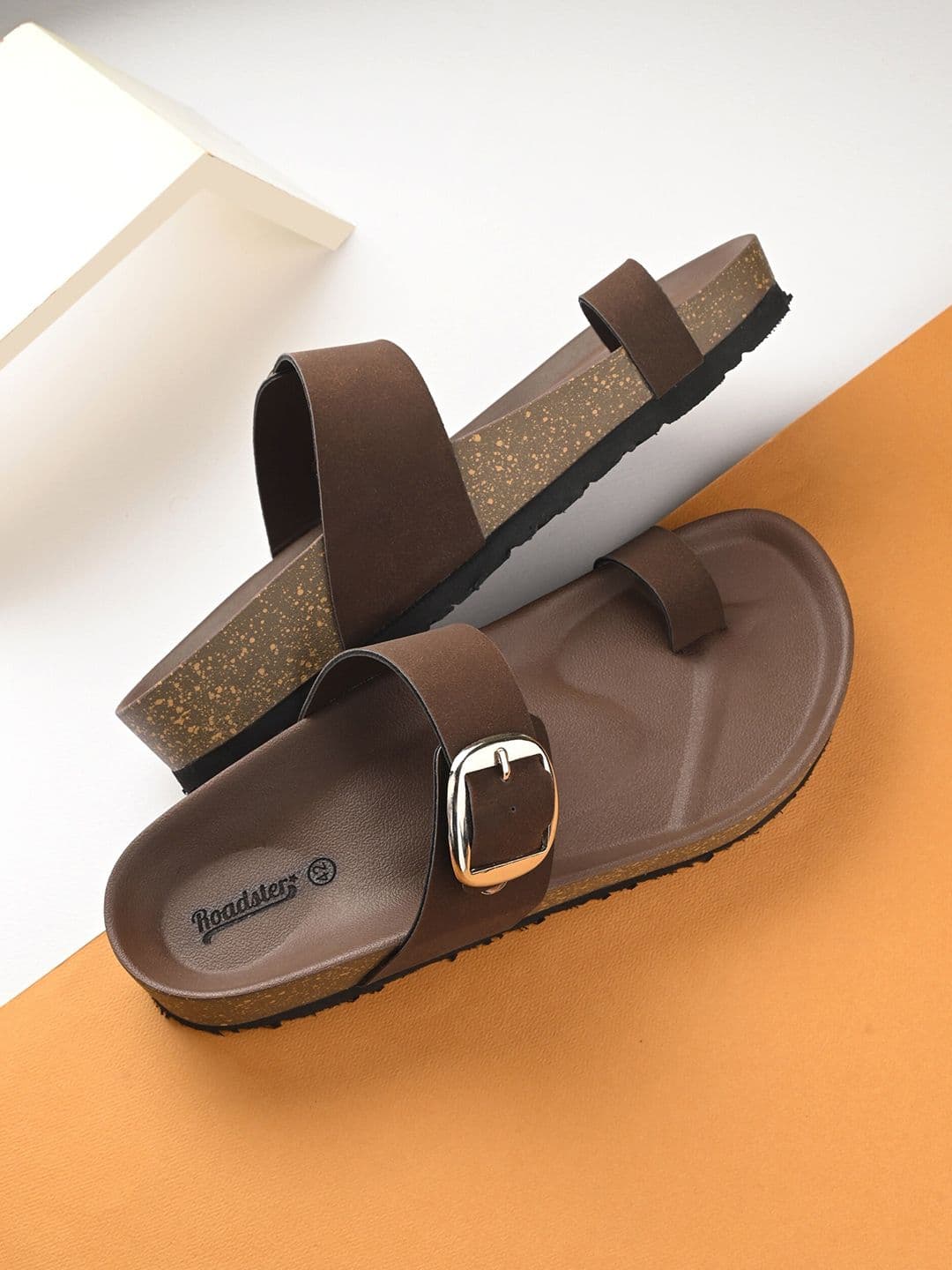 The Roadster Lifestyle Co. Men Brown Comfort Sandals - view 1