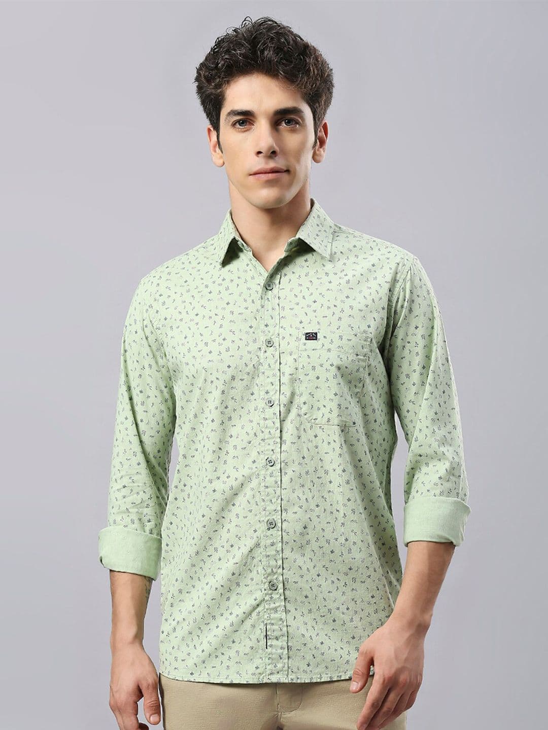 Klub Fox Men Printed Casual Slim Fit Shirt - view 1