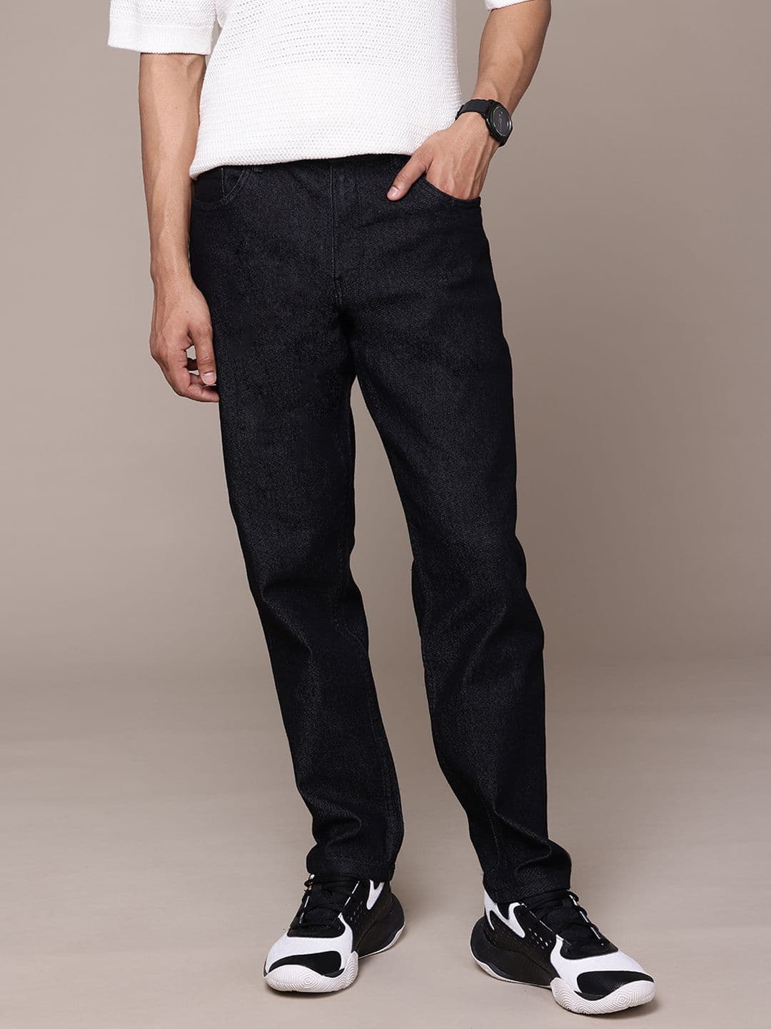 The Roadster Lifestyle Co. Men Stretchable Relaxed Fit Jeans - view 1