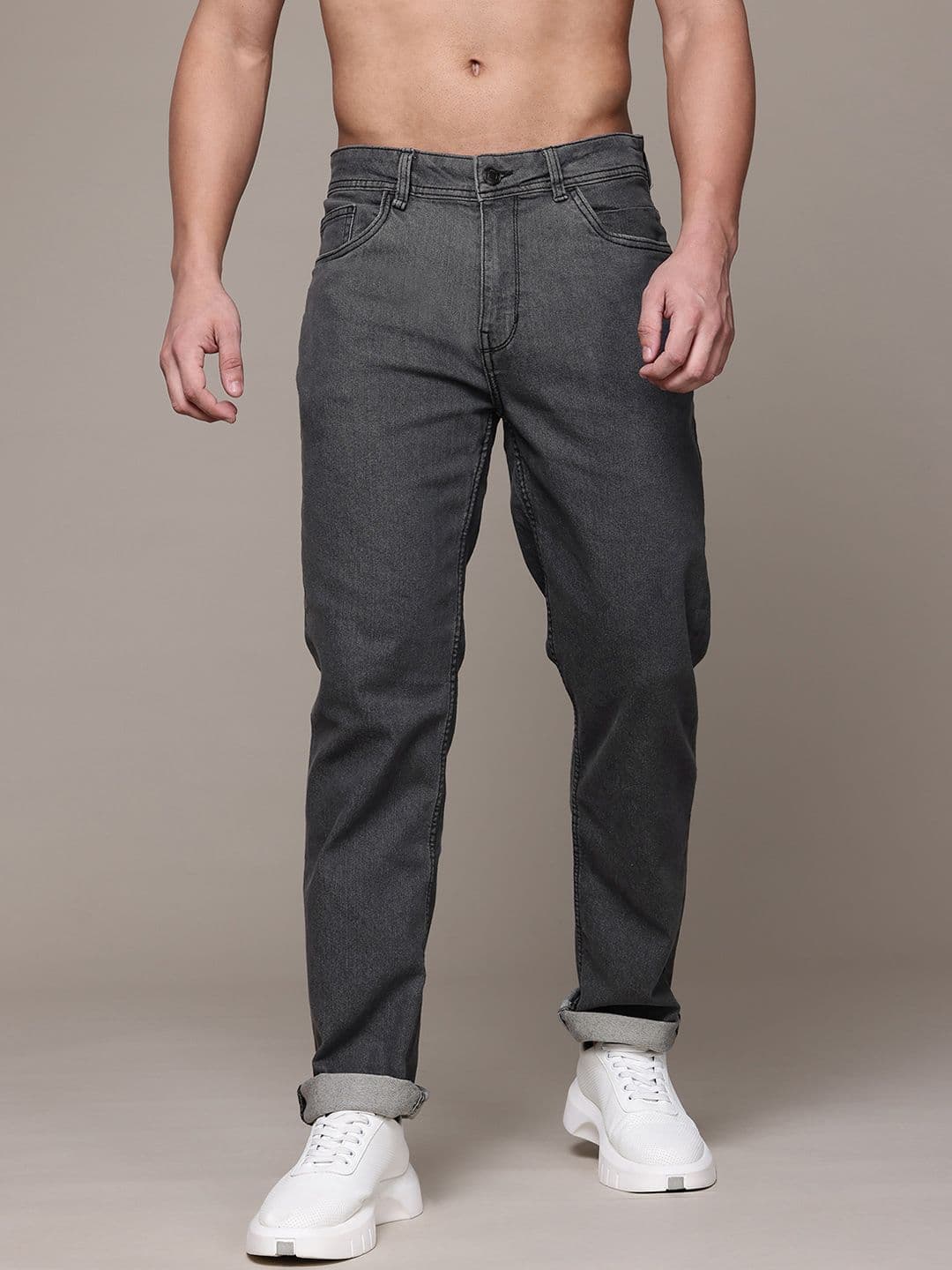 The Roadster Life Co. Men Regular Fit Light Fade Jeans - view 1