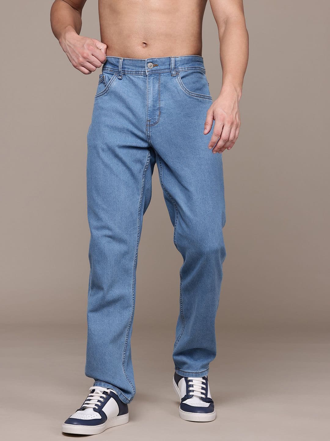 The Roadster Lifestyle Co. Men Relaxed Fit Stretchable Jeans - view 1
