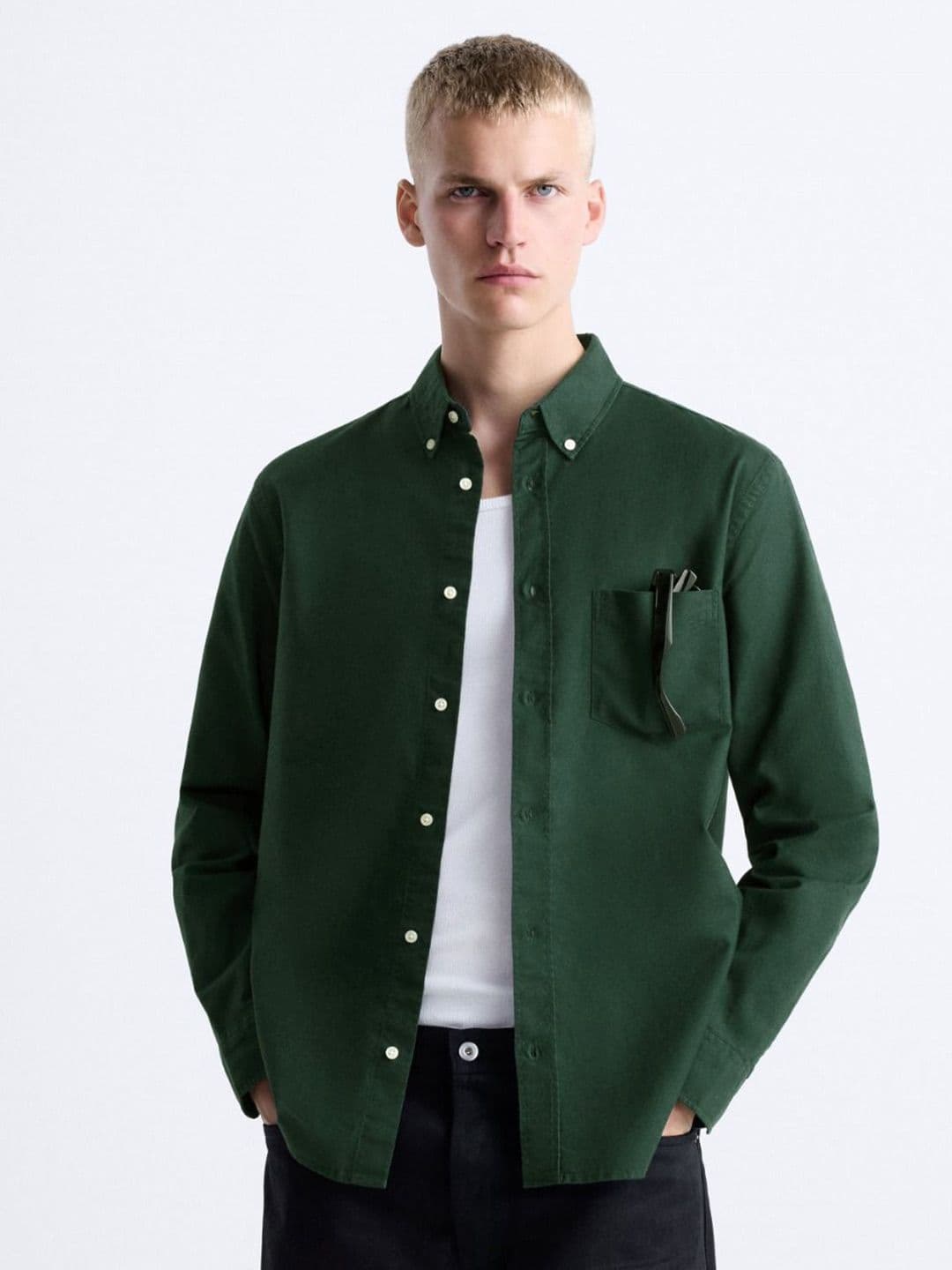 MISCHIEF MONKEY Men Classic Tailored Fit Opaque Casual Shirt - view 1