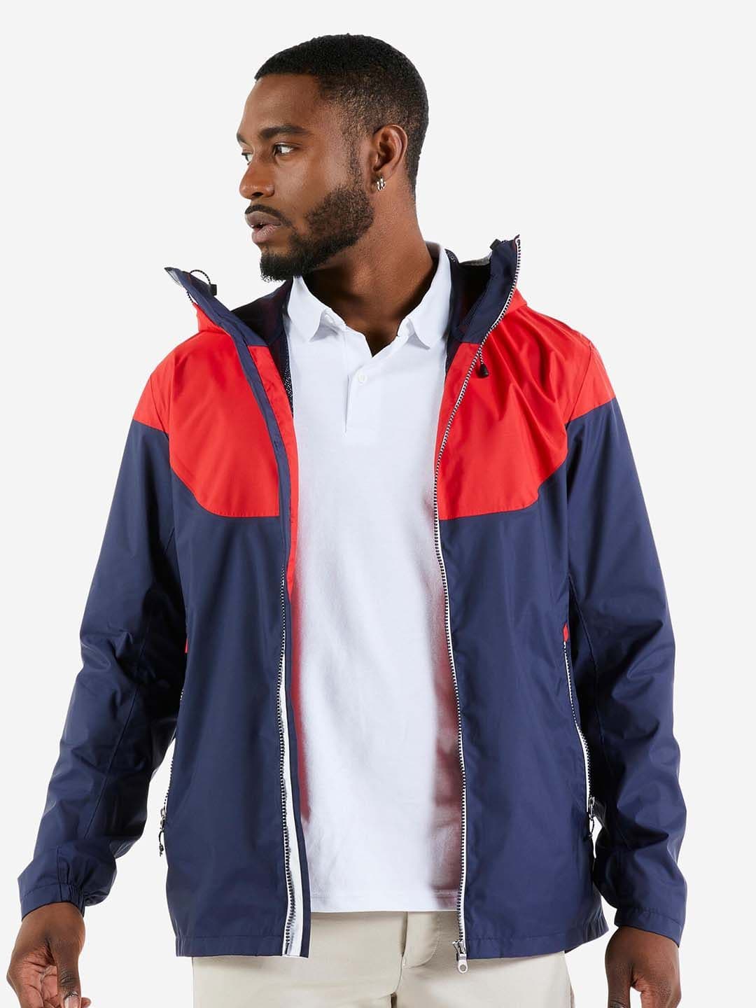 Decathlon Unisex Blue and Red Sailing 100 Breathable Sailing Jacket - view 1