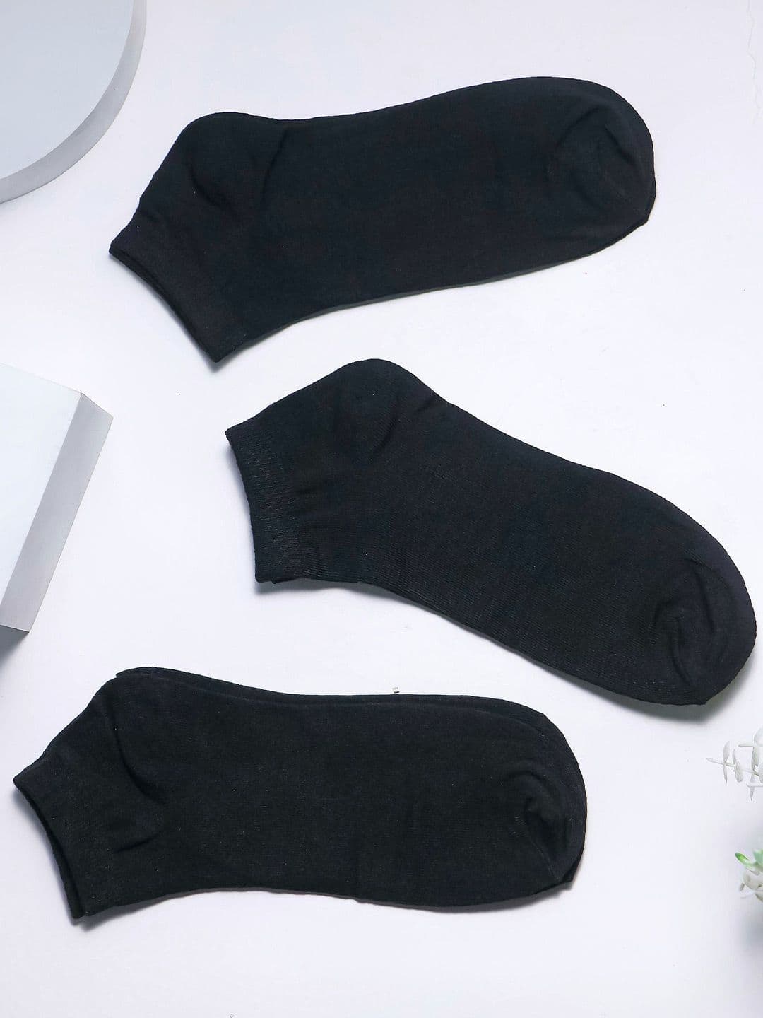 Brauch Pack Of 3 Cotton Ankle-Length Socks - view 1