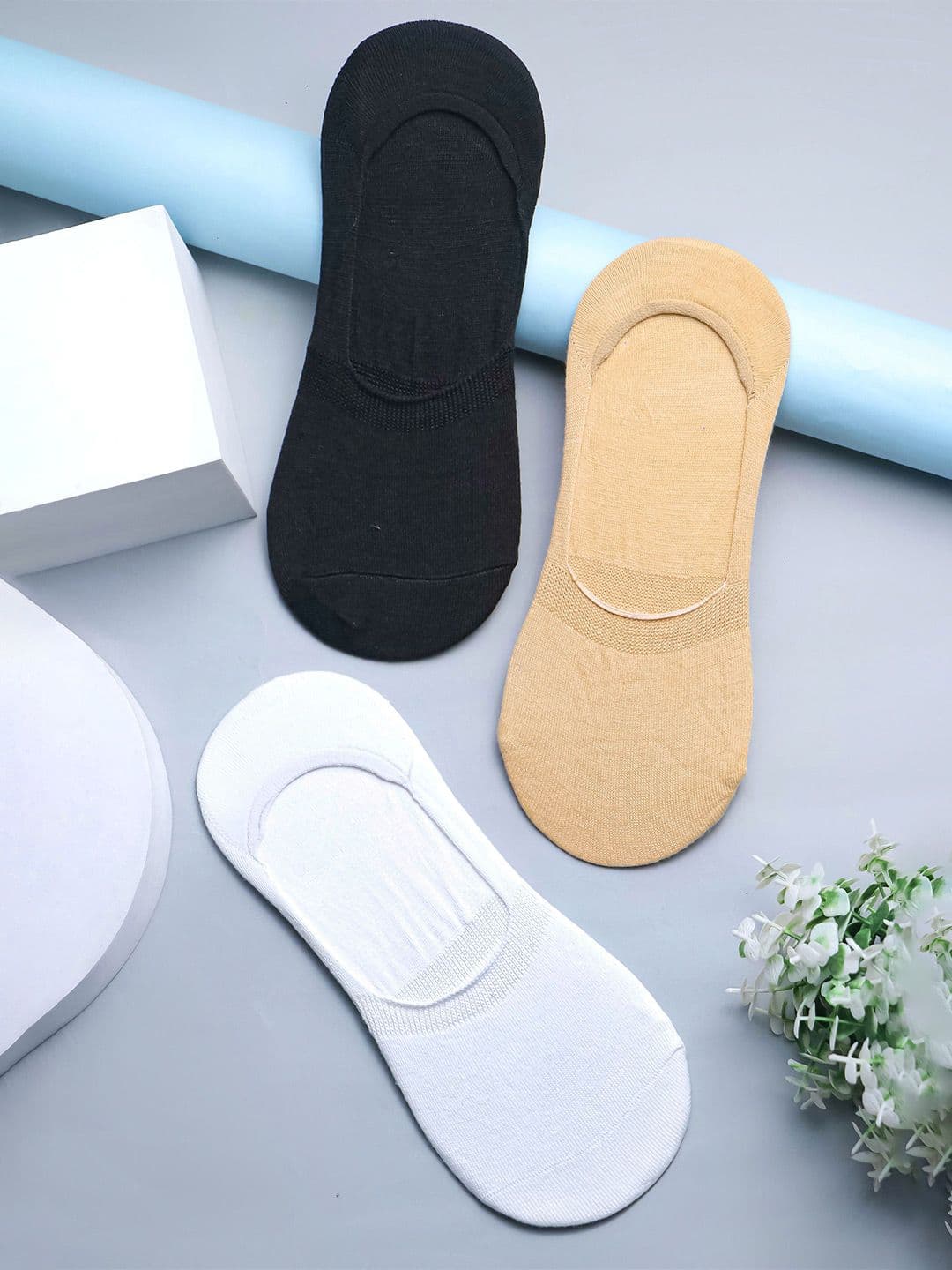 Brauch Pack Of 3 Shoe-liner-Length Socks - view 1