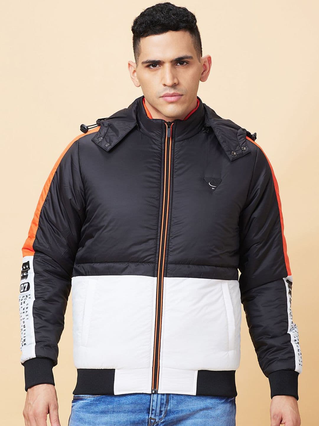 Being Human Colourblocked Padded Jacket - view 1
