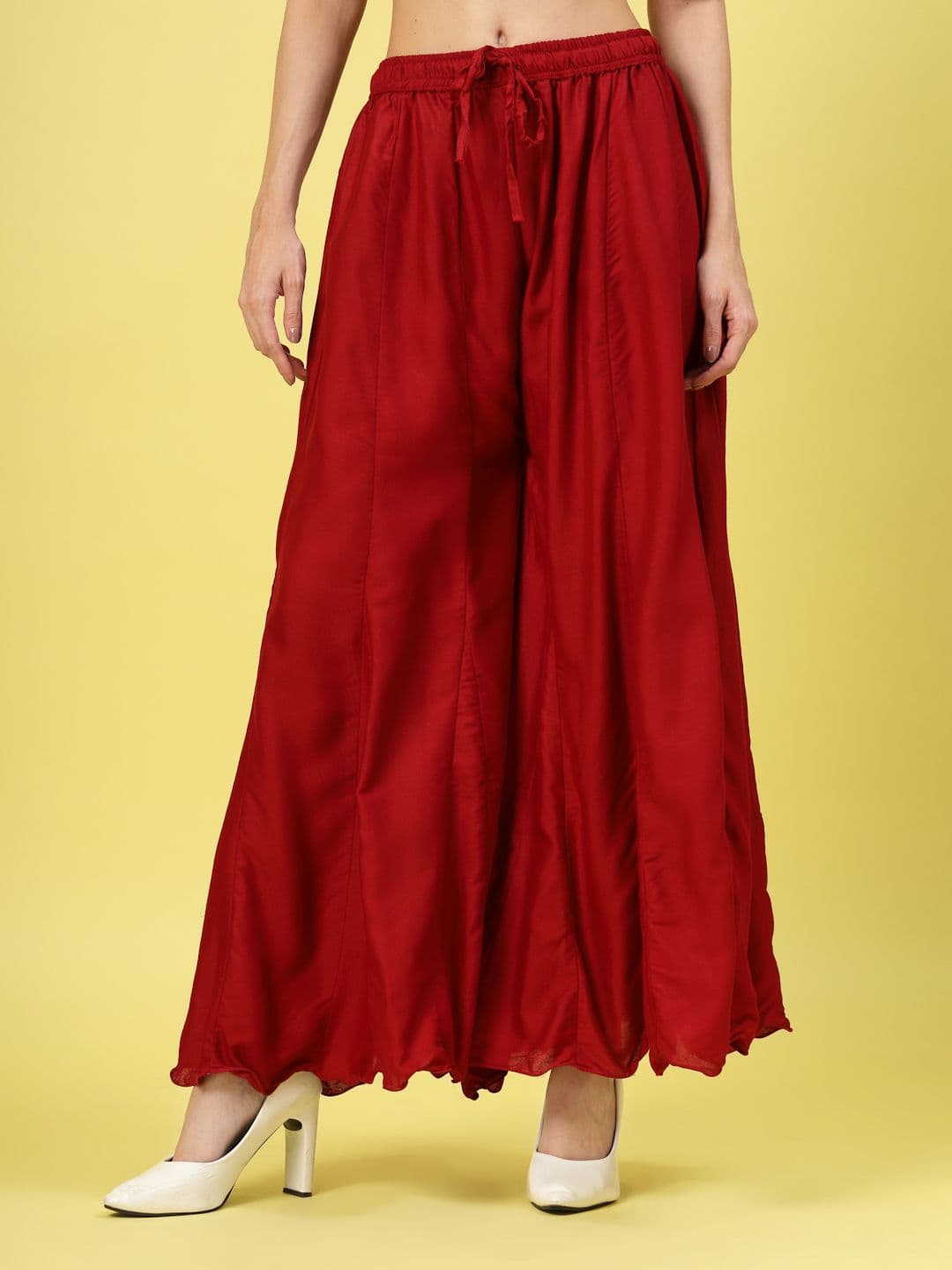 Clora Creation Women Flared Palazzos - view 1