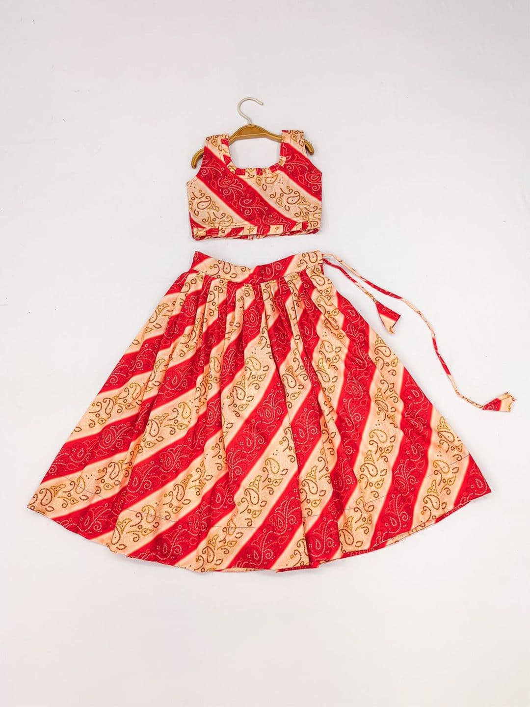 BAESD Girls Printed Ready to Wear Lehenga & - view 1