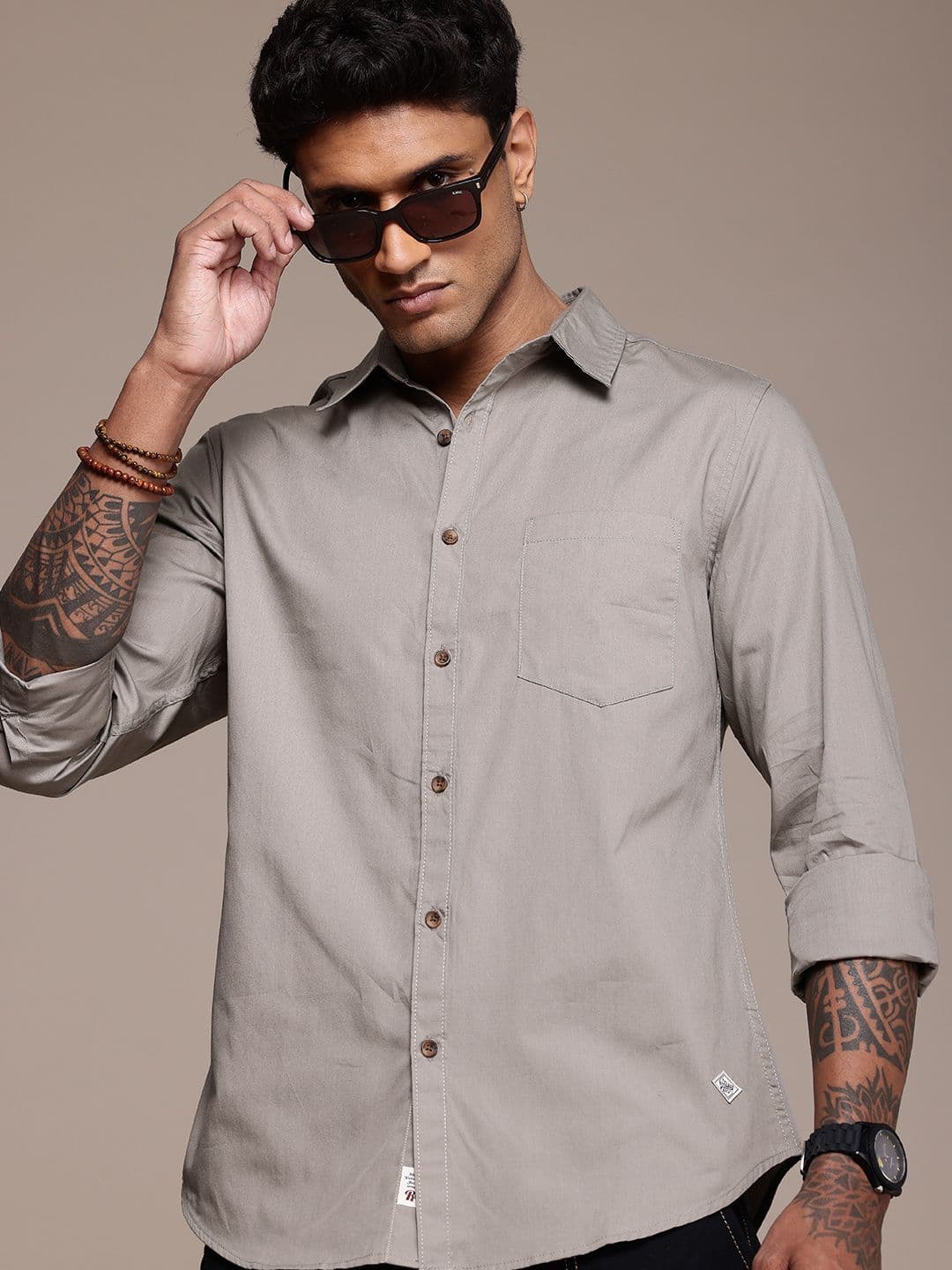 Roadster Men Pure Cotton Casual Shirt - view 1