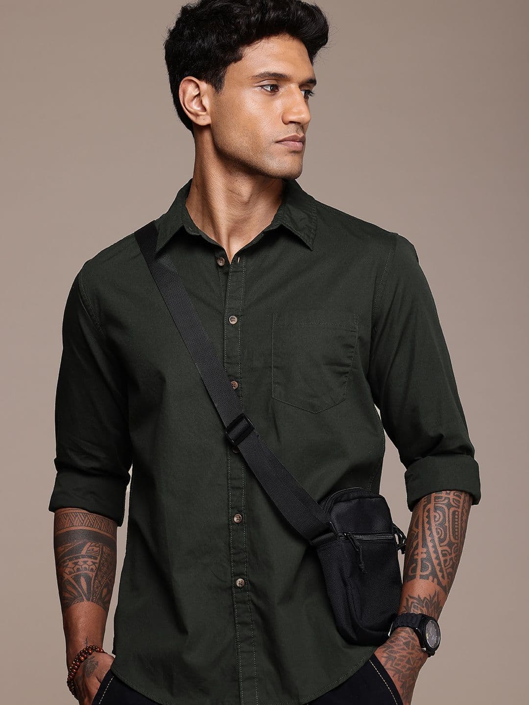 Roadster Men Pure Cotton Casual Shirt - view 1