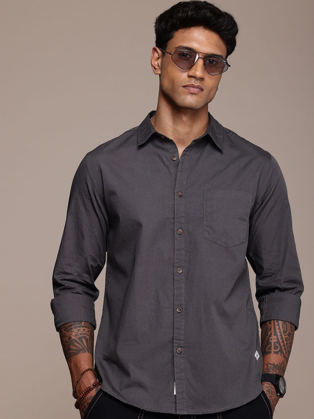 Roadster Men Pure Cotton Casual Shirt - view 1