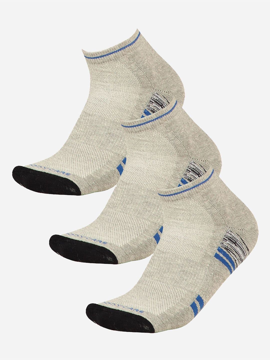 Bodycare Pack Of 3 Men Printed Ankle-Length Socks - view 1