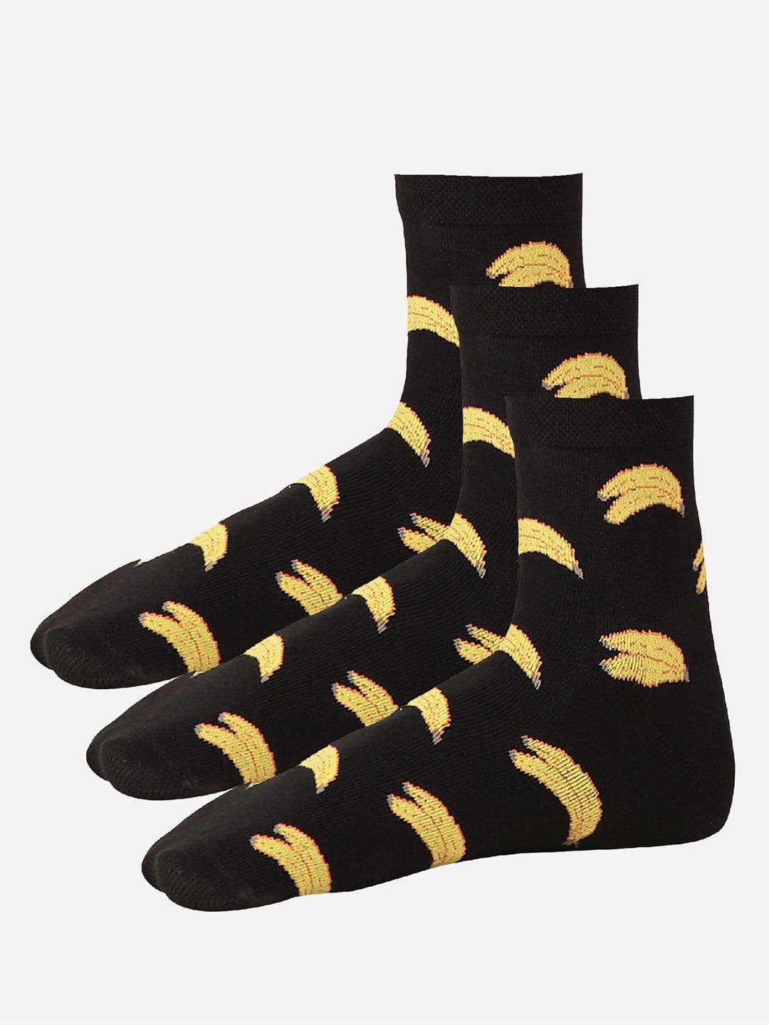 Bodycare Men Pack Of 3 Patterned Ankle-Length Socks - view 1