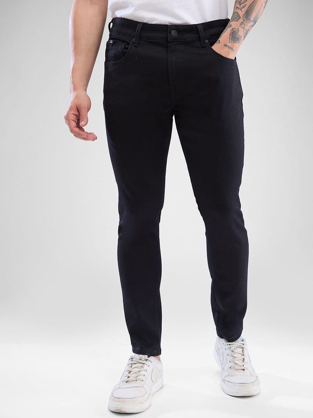 SPYKAR Men Slim Fit Clean Look Stretchable Jeans - view 1