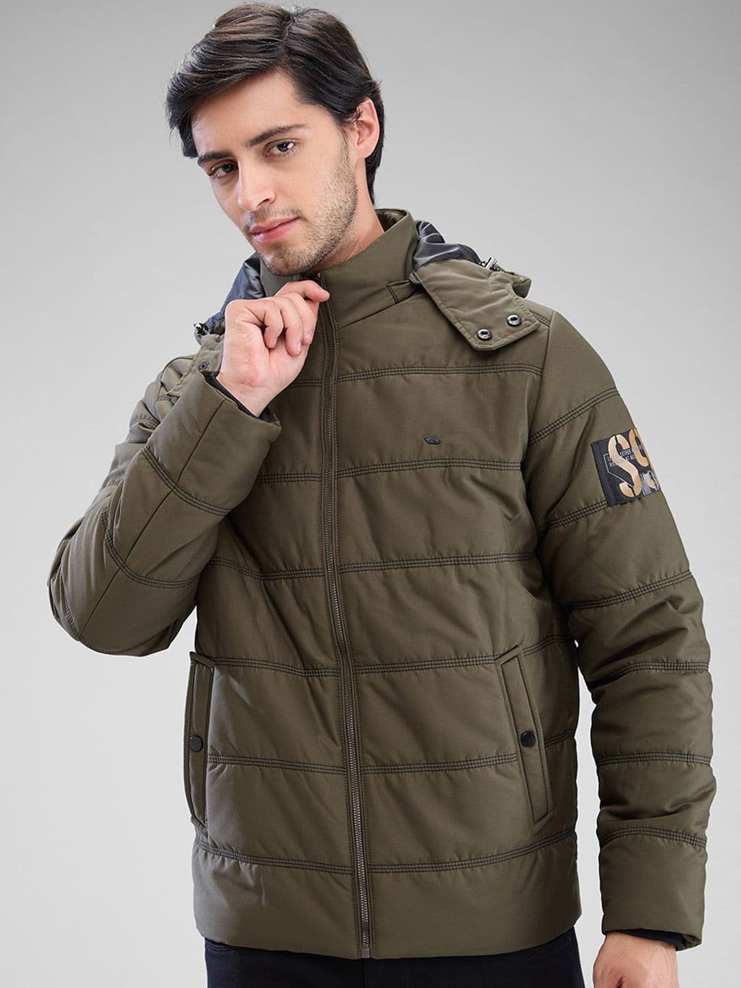 SPYKAR Men Full Sleeve Regular Fit Padded Jacket - view 1