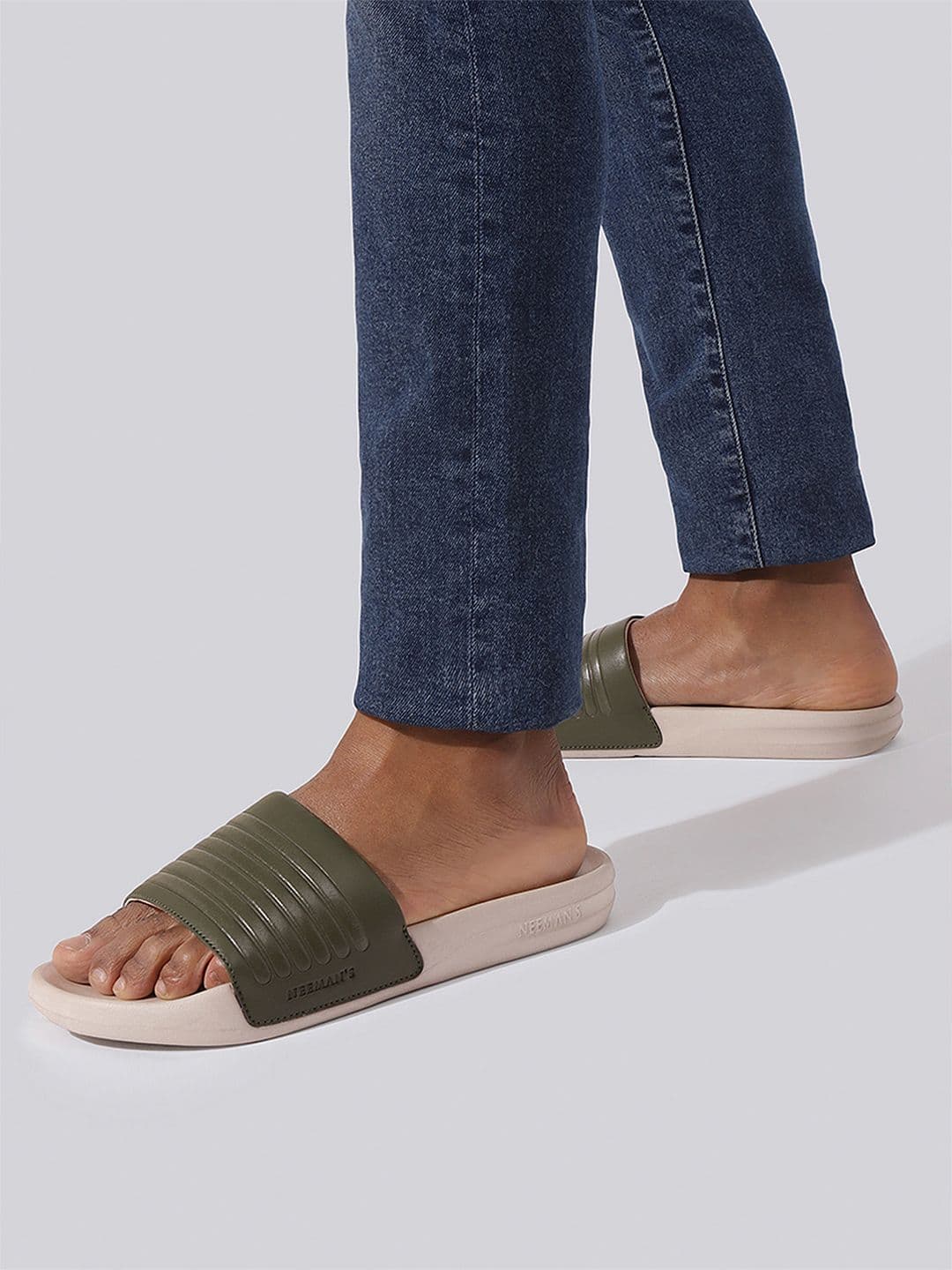 NEEMANS Foot Bed Slides For Men - view 1