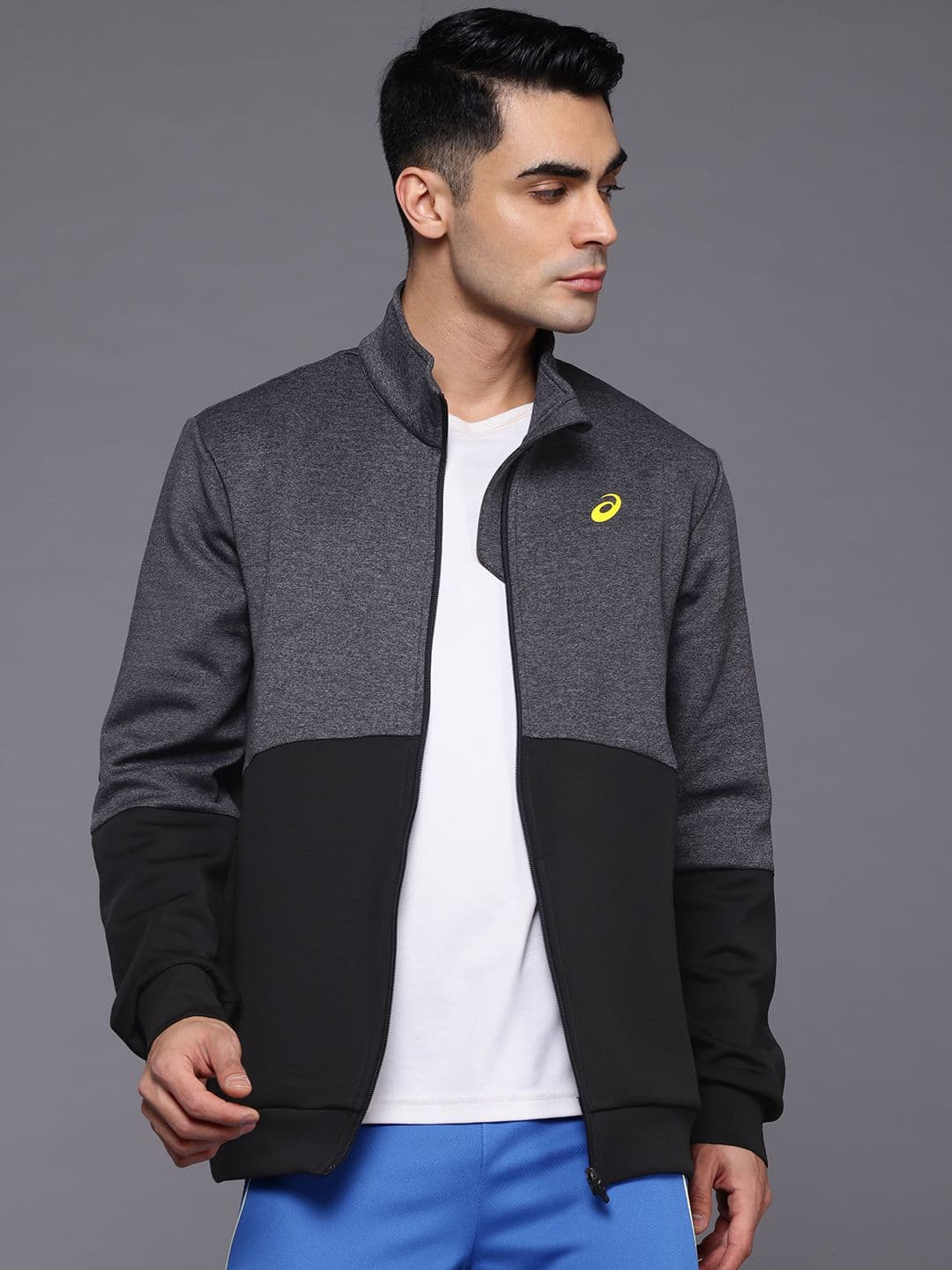 ASICS Men Colourblocked Running Sporty Jacket - view 1