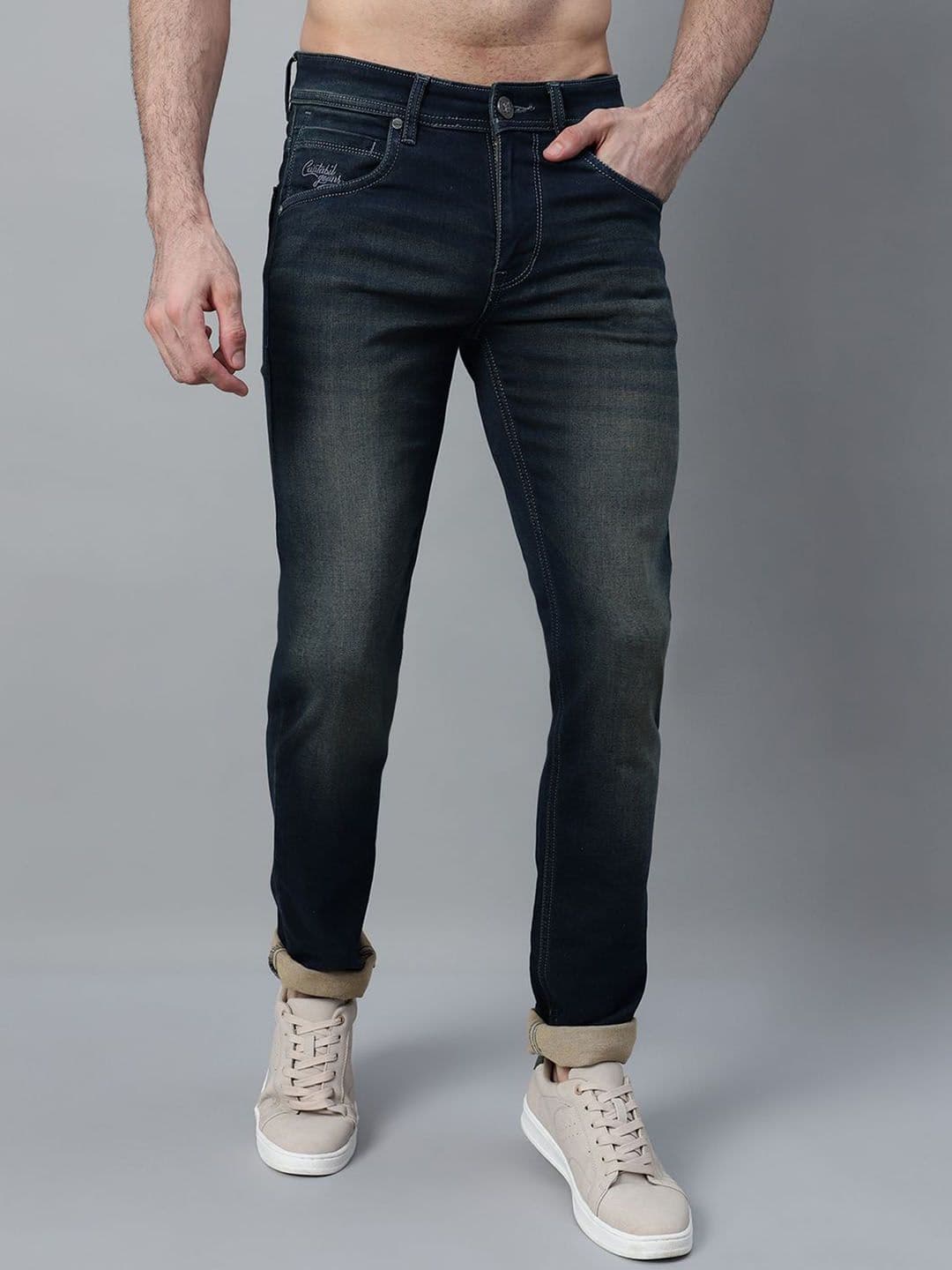 Cantabil Men Comfort Heavy Fade Jeans - view 1