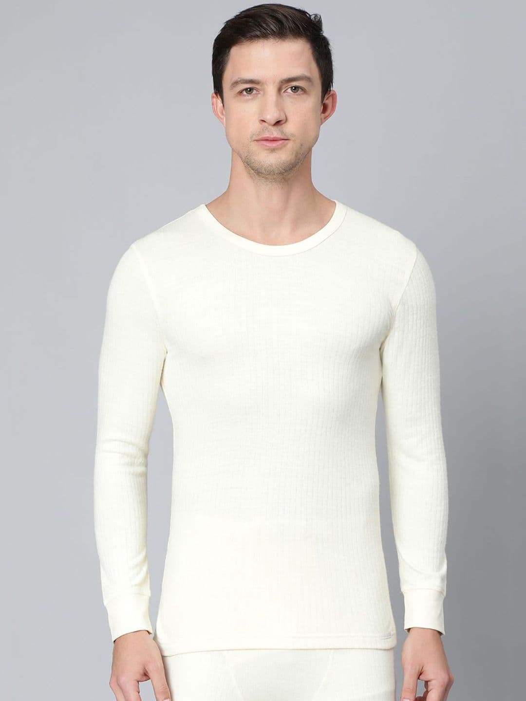 Van Heusen Innerwear Ribbed Round Neck Long Sleeve Thermal Tops - view 1